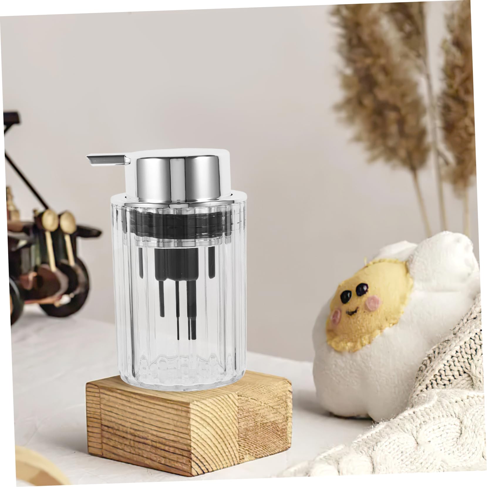 **Premium Facial Foam Cleanser & Hand Soap Pump Bottle - Gentle Foaming Face Wash & Bubble Maker for Deep Cleansing - Ideal for Skincare Routine, Travel & Bathroom Essentials**    *(Note: The original title had repetitive and unclear terms, so this version focuses on clarity, SEO keywords, and added usage scenarios like skincare routine, travel, and bathroom essentials.)*