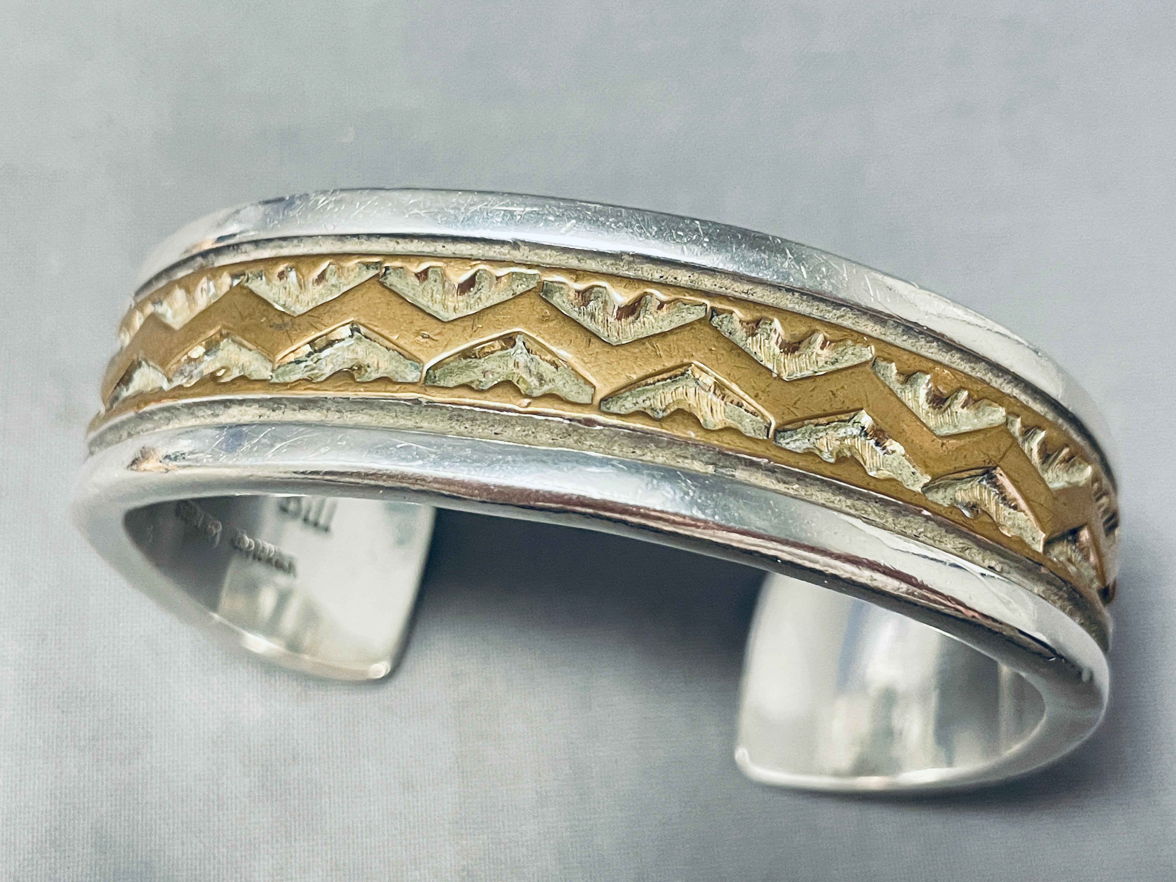100 Grams Heavy Vintage Native American Navajo Sterling Silver Bracelet - Handmade Tribal Jewelry for Women & Men - Perfect for Boho Fashion, Gift Giving & Cultural Events