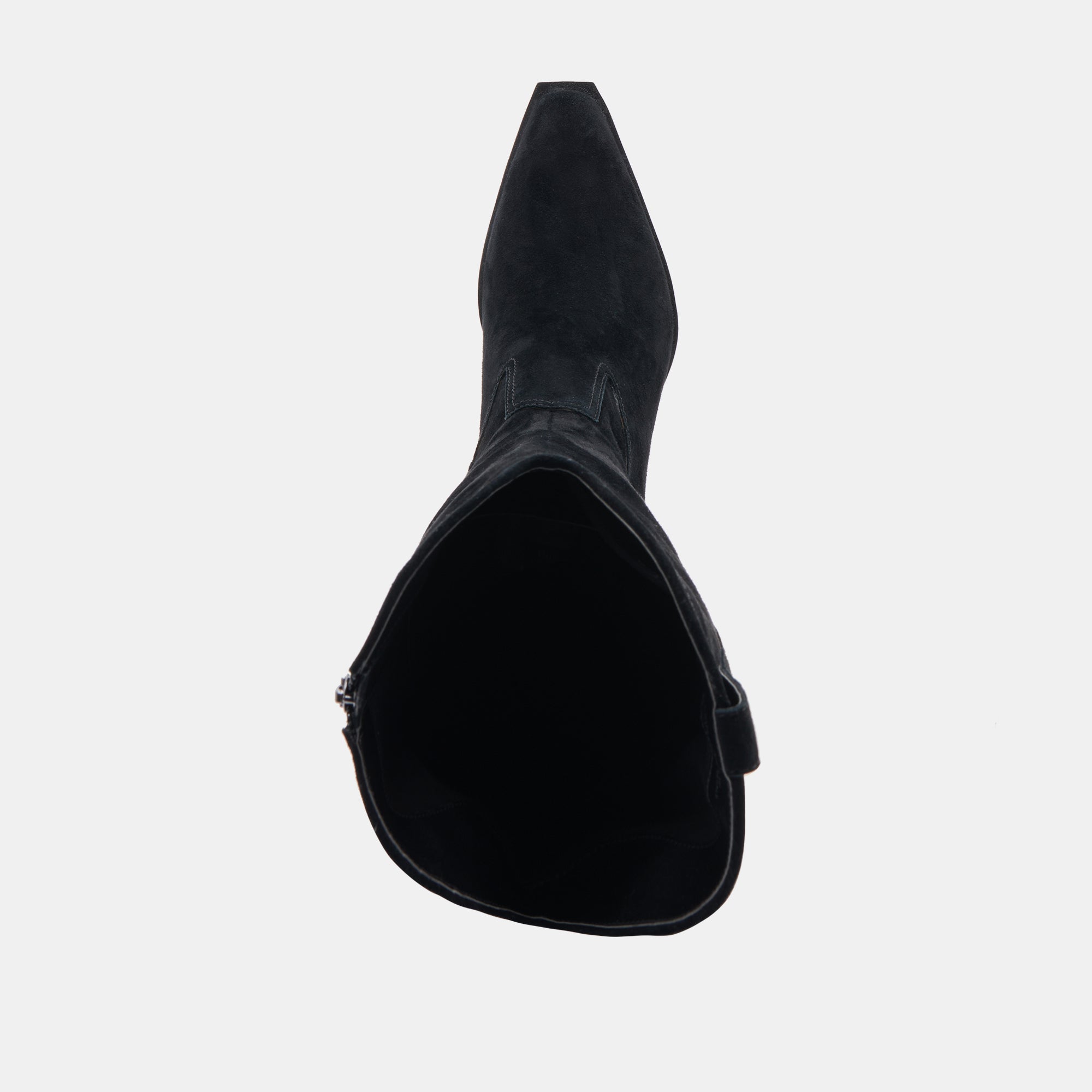 Ariana Wide Calf Boots for Women - Onyx Suede Ankle Boots for Comfort & Style | Perfect for Work, Casual Outfits & Winter Wear