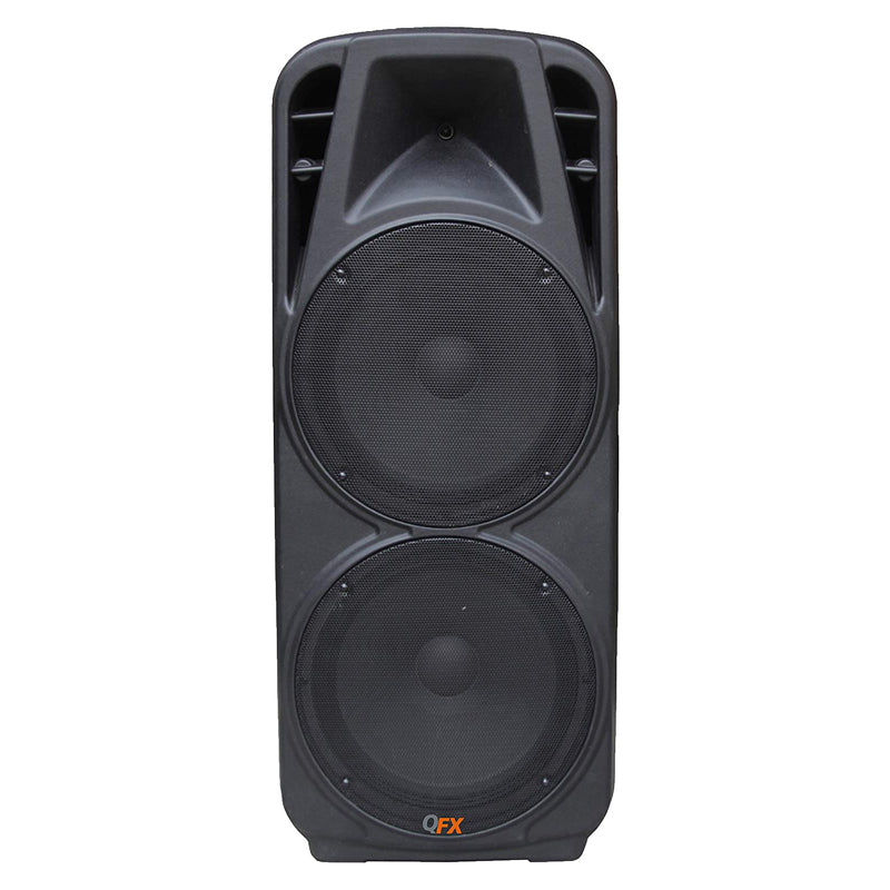 QFX PBX-32150 Professional Wireless Microphone System - Ideal for Karaoke, Public Speaking, and Live Performances