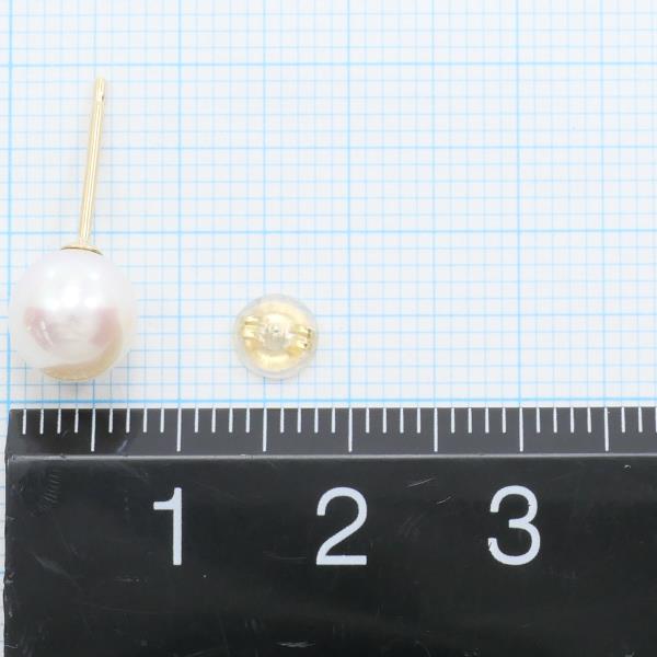 18K Yellow Gold Pearl Earrings for Women - Classic Stud Earrings with Genuine Pearls - Perfect for Weddings, Parties & Everyday Elegance