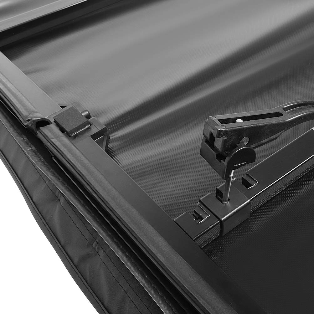 OCPTY Soft Folding Tonneau Cover for 2014-2021 Toyota Tundra 5.5ft Bed | Waterproof Truck Bed Cover | Quad Fold Design | Easy Installation | Perfect for Camping, Hauling & Outdoor Adventures