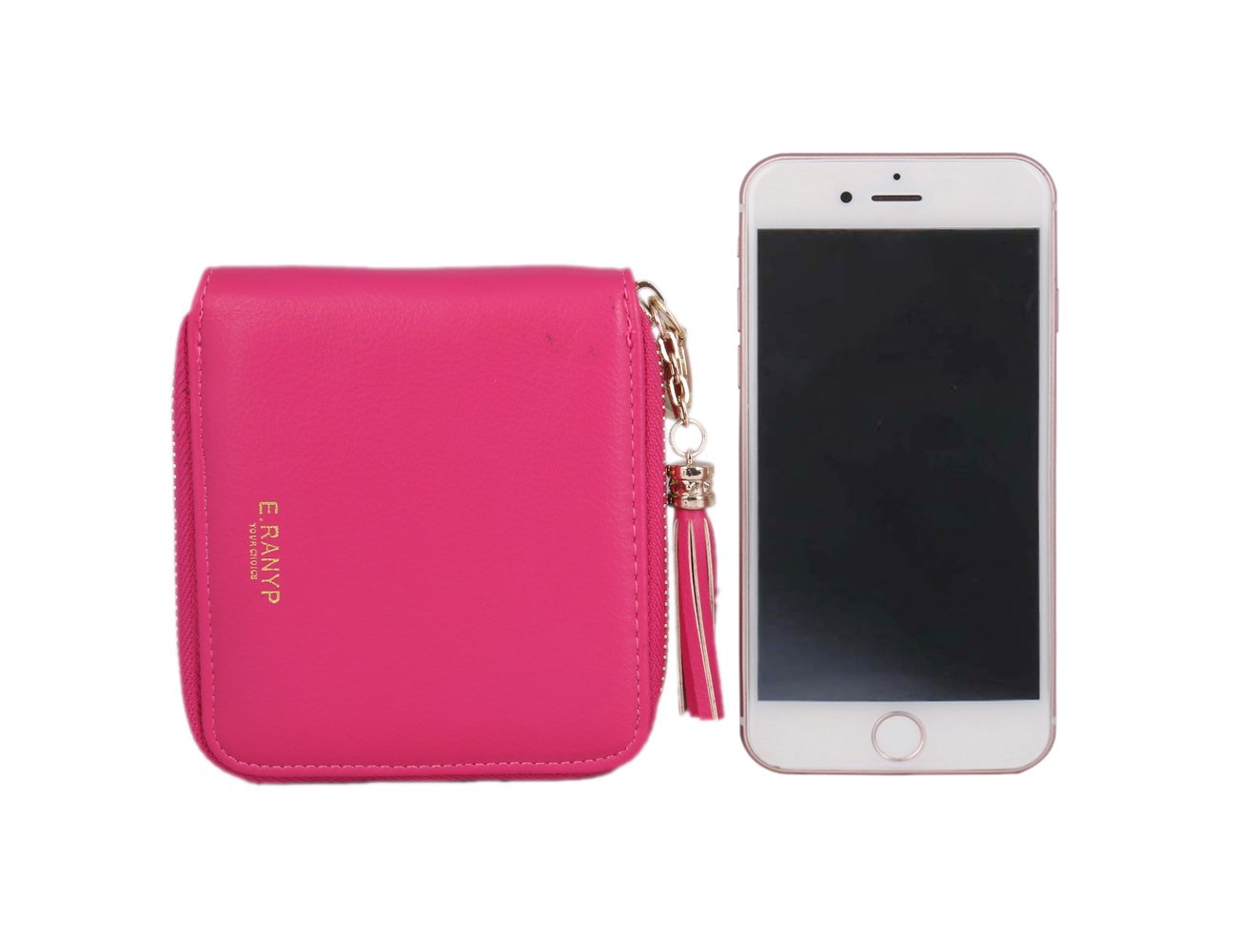 Women's Small Wallet - Solid Color Tassel Coin Purse for Everyday Use, Travel & Gift Giving | Compact & Stylish Money Organizer
