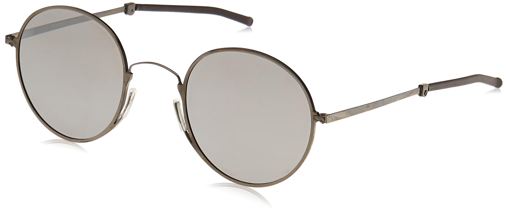 ThinOptics Milano Aluminum Case with Round Polarized Sunglasses - Stylish & Lightweight for Outdoor Activities, Travel, and Driving