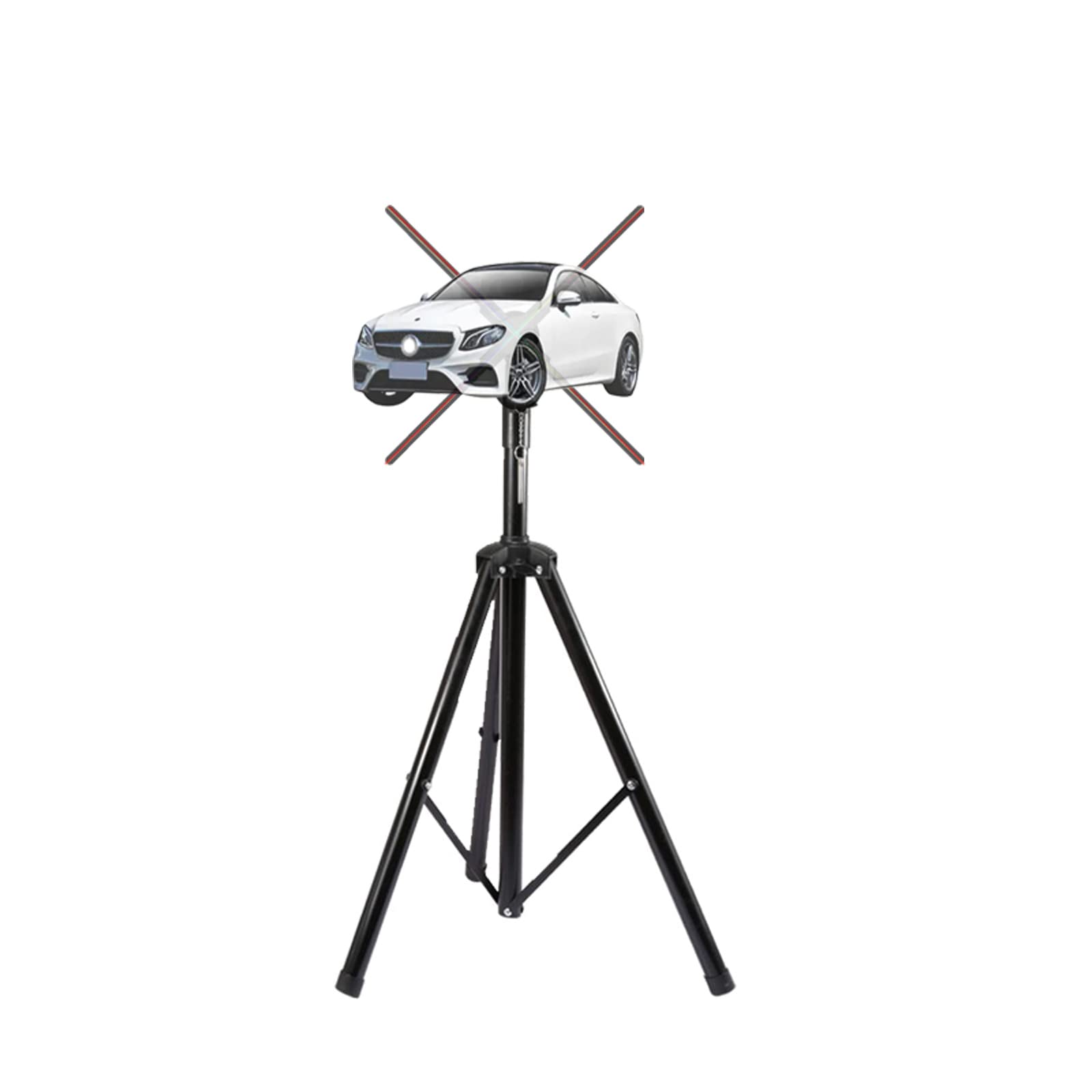 3D Hologram Fan Stand with Adjustable Height (39.4-69 Inch) - Heavy Duty 150lbs Capacity Base for Holographic Displays - Perfect for Retail Stores, Trade Shows & Event Marketing