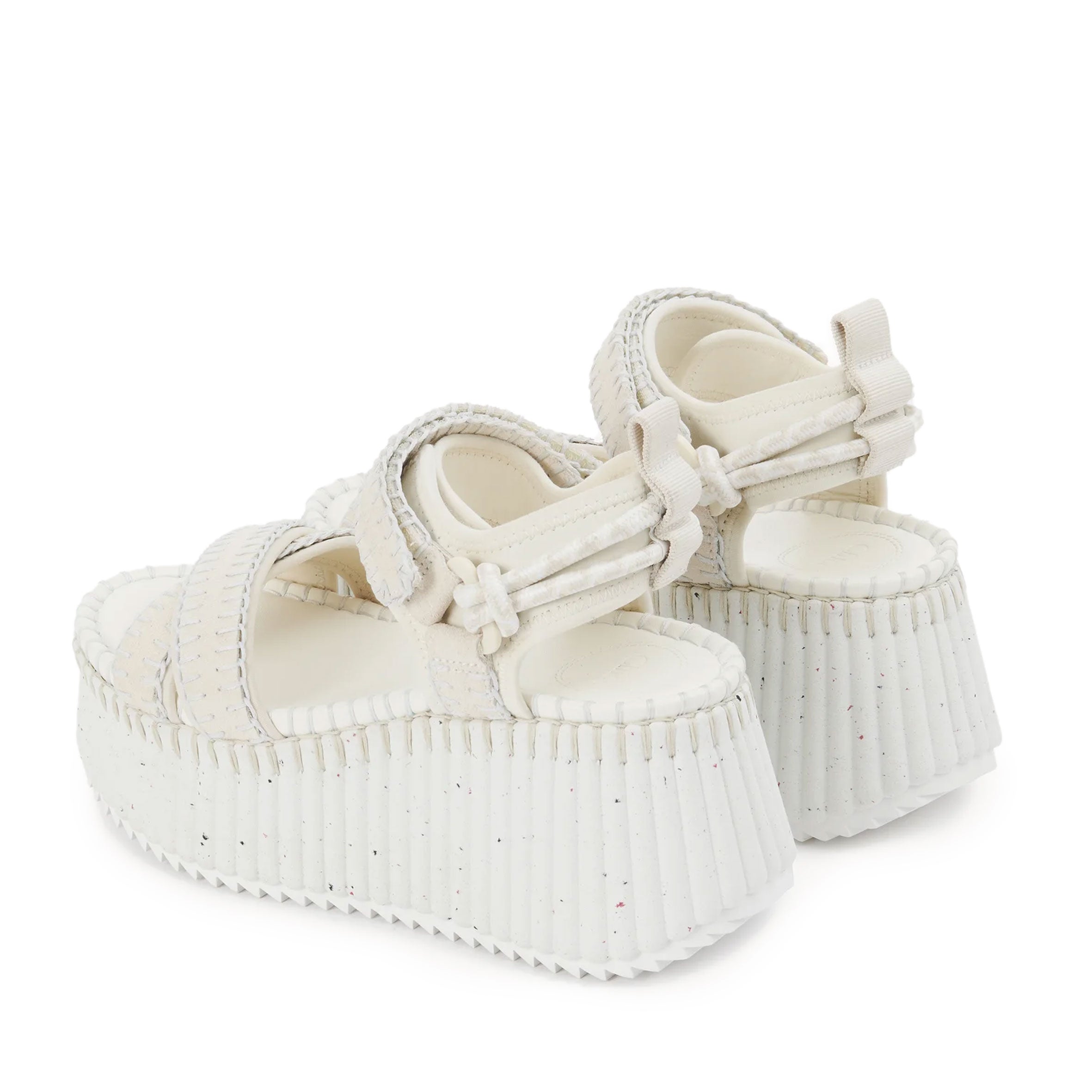 Nama X Platform Sneakers for Women - White Fashion Shoes for Casual Wear, Walking & Everyday Comfort