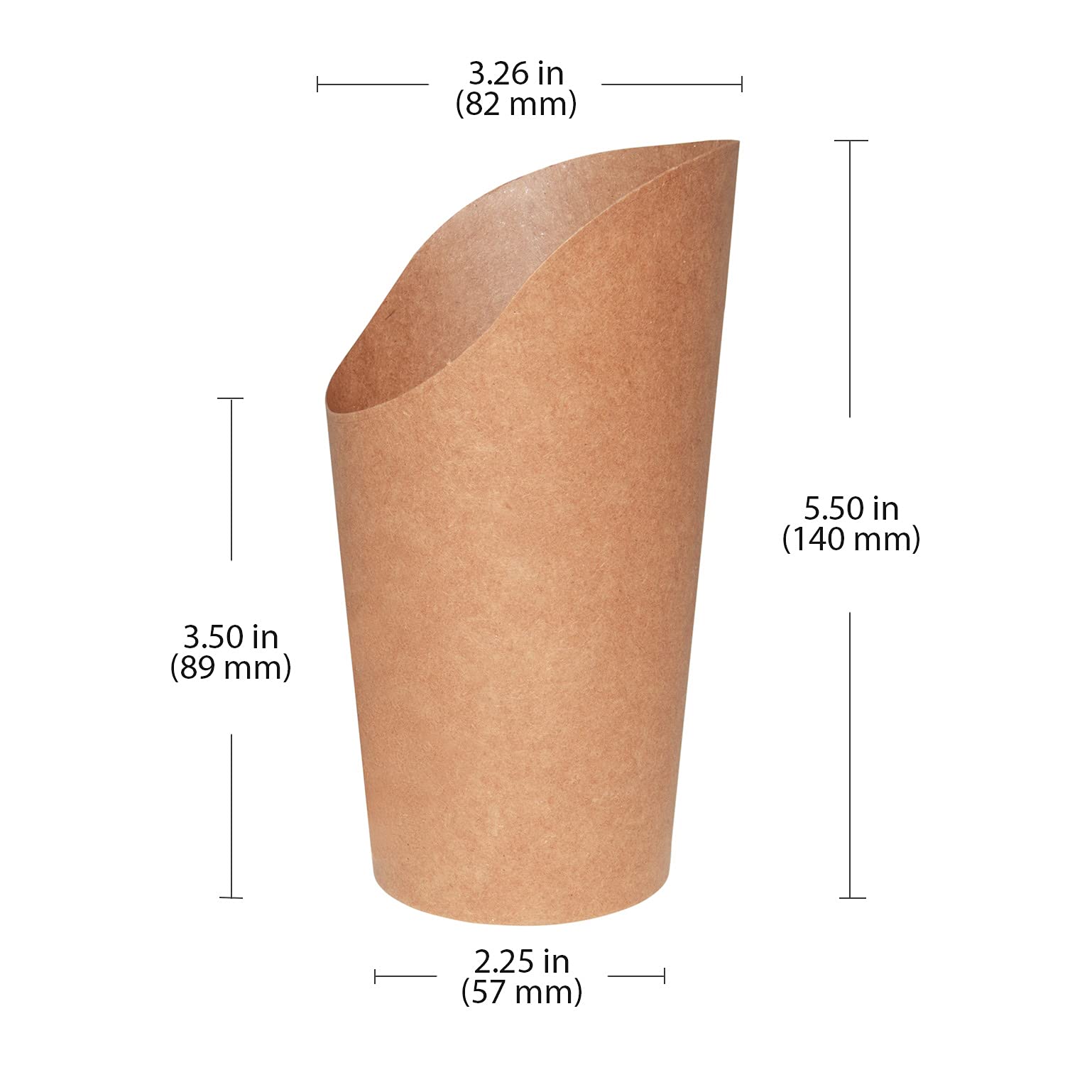 ALDKitchen Eco-Friendly Disposable Paper Bowls & Cups - 50, 200, 1000 PCS Bulk Pack (Brown) for Home, Office, Restaurant, Party & Catering Use | Sustainable Food Containers for Hot/Cold Beverages & Snacks