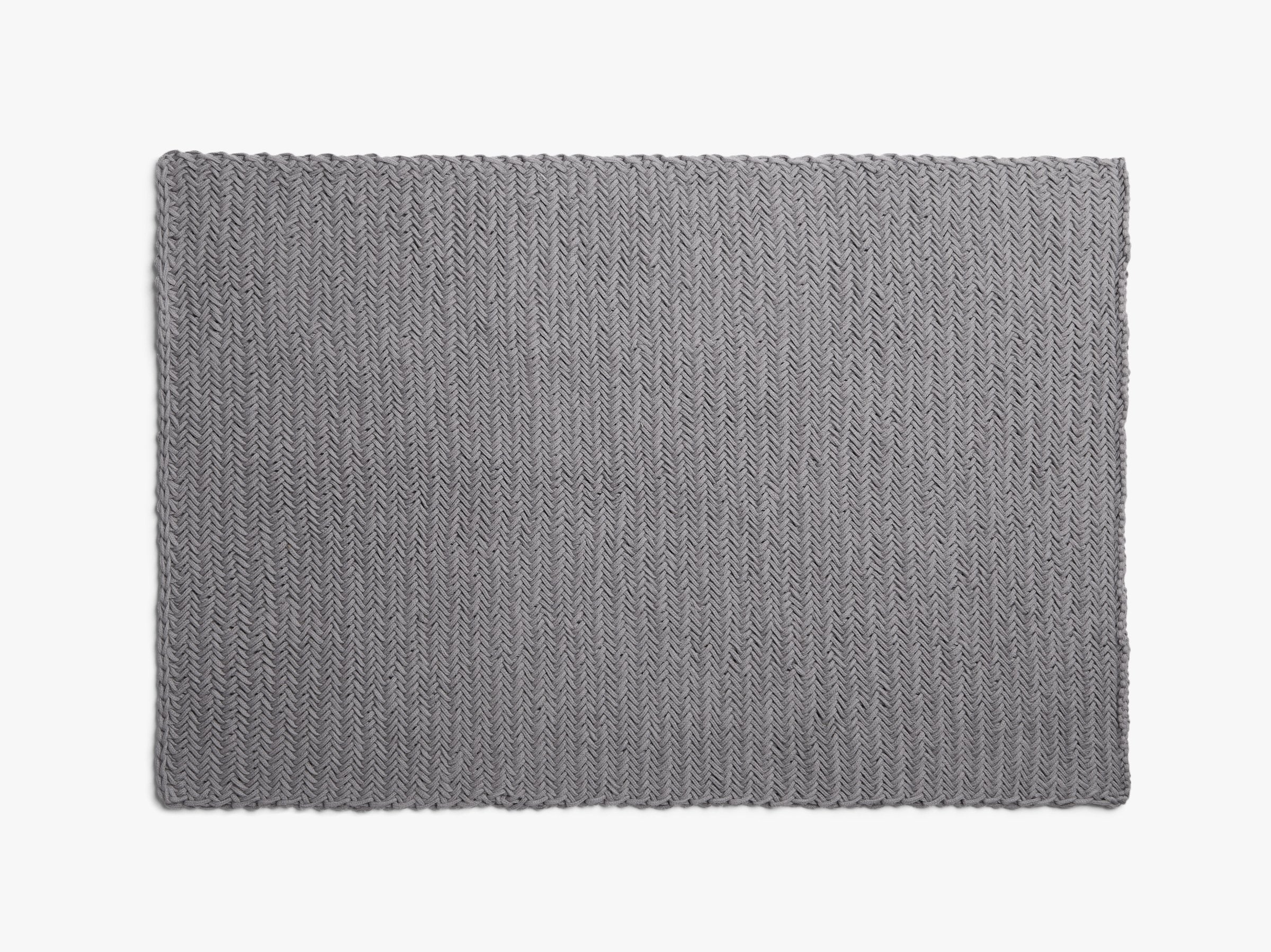 Hand Knit Braided Rug - Soft & Durable Stone Color - Perfect for Living Room, Bedroom, or Nursery Decor
