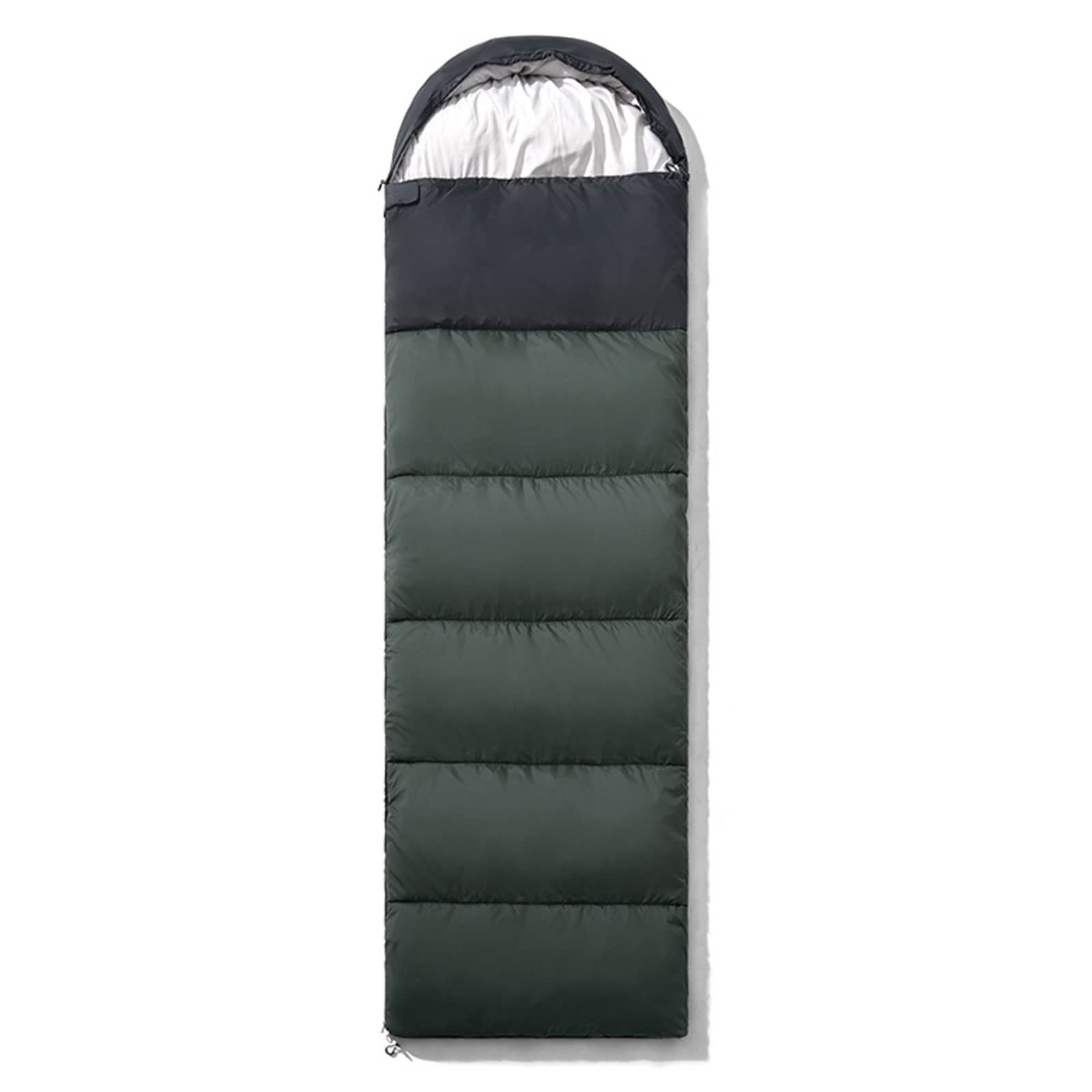 CYXI Lightweight Waterproof Sleeping Bag for Adults & Kids - Portable Camping, Backpacking, Hiking Gear with Compression Sack - Indoor & Outdoor Use (Green, Right Size) - Perfect for Family Camping Trips and Backyard Sleepovers