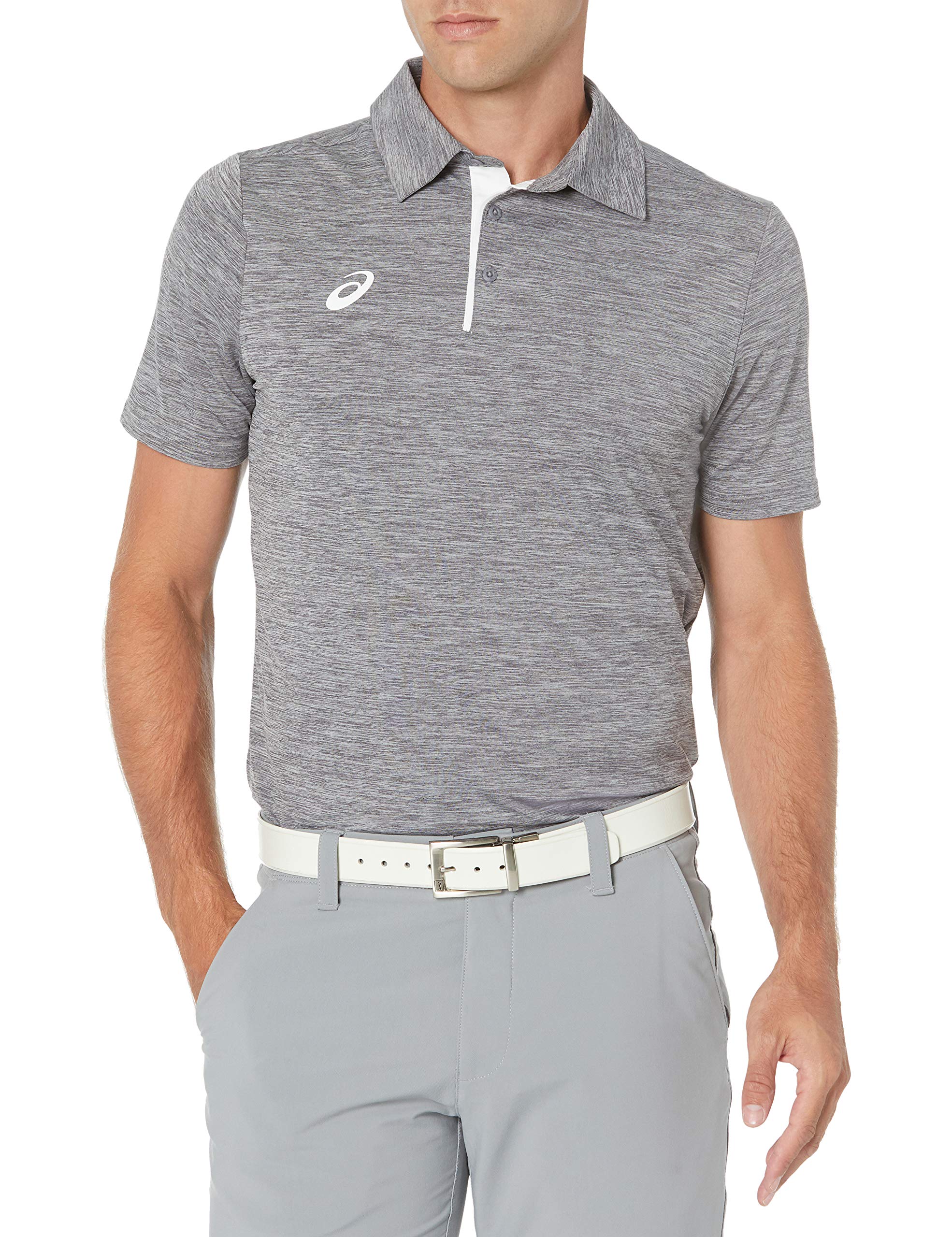 ASICS Men's Power Polo Shirt - Moisture-Wicking Quick-Dry Performance Golf & Tennis Polo for Men - Breathable Activewear for Sports & Casual Wear