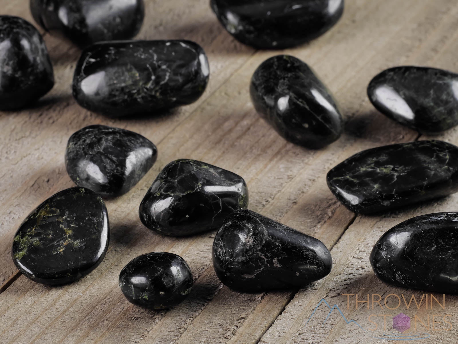 Black Star Diopside Tumbled Stones - Natural Healing Crystals for Meditation, Reiki, and Chakra Balancing - Self Care Gemstones for Relaxation & Spiritual Growth (E1447)