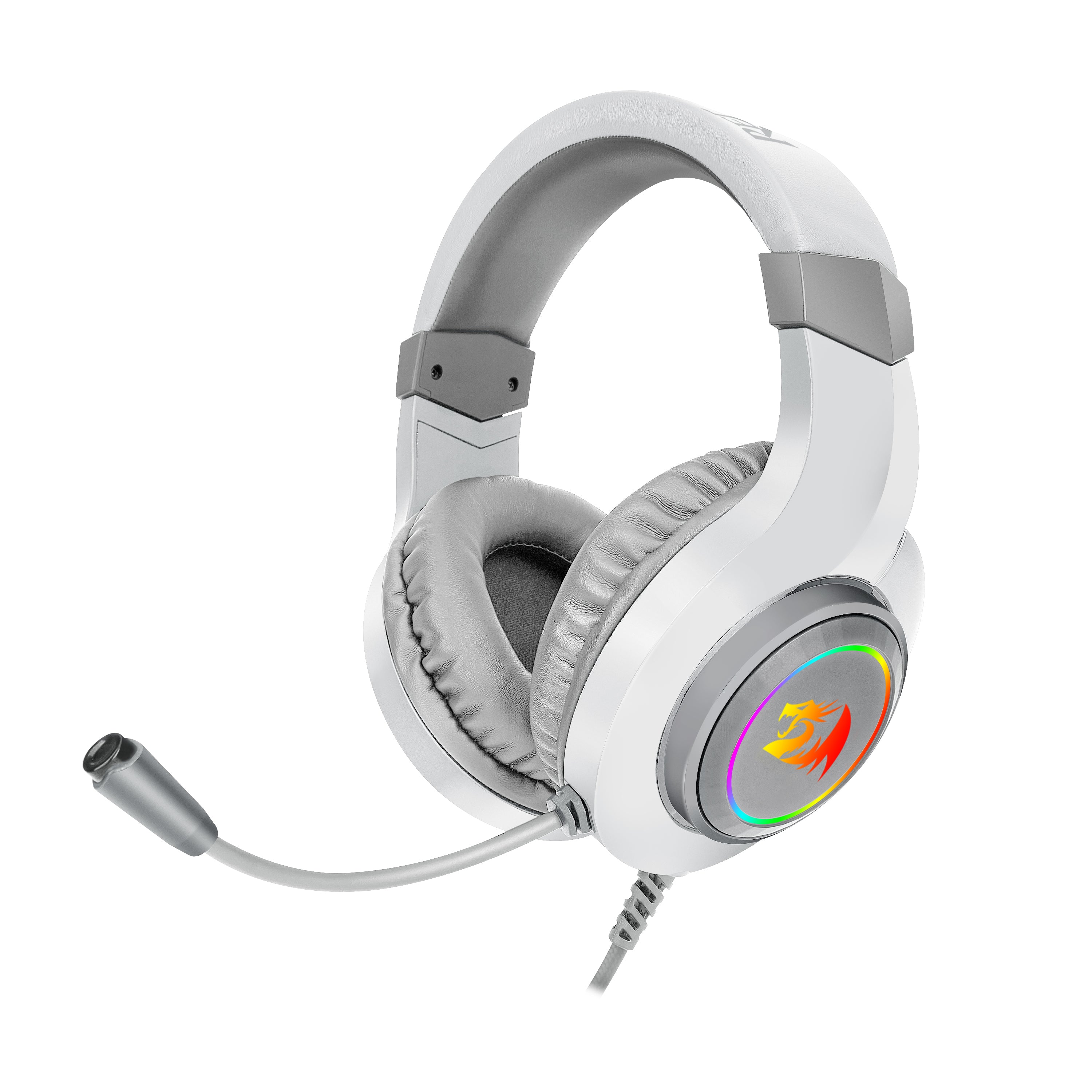 Redragon HYLAS H260W RGB Wireless Gaming Headset with Microphone - White | Immersive Sound for PC, PS5, Xbox & Mobile Gaming
