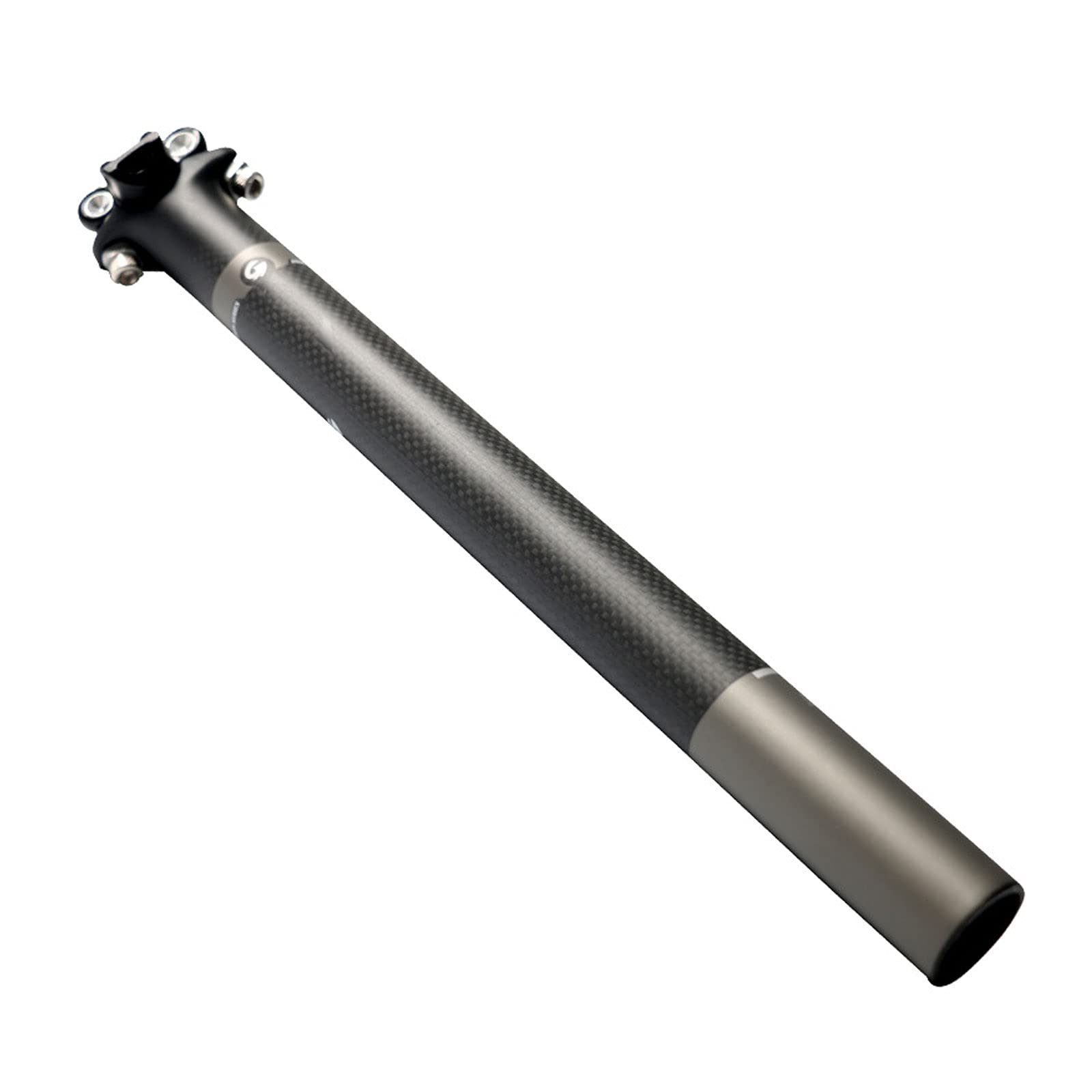 DSMGLSBB 3K Matte Full Carbon Fiber Bicycle Seatpost - 27.2mm x 450mm Lightweight MTB Road Bike Seat Post for Most Bicycles | Perfect for Mountain Biking, Road Cycling & Commuting