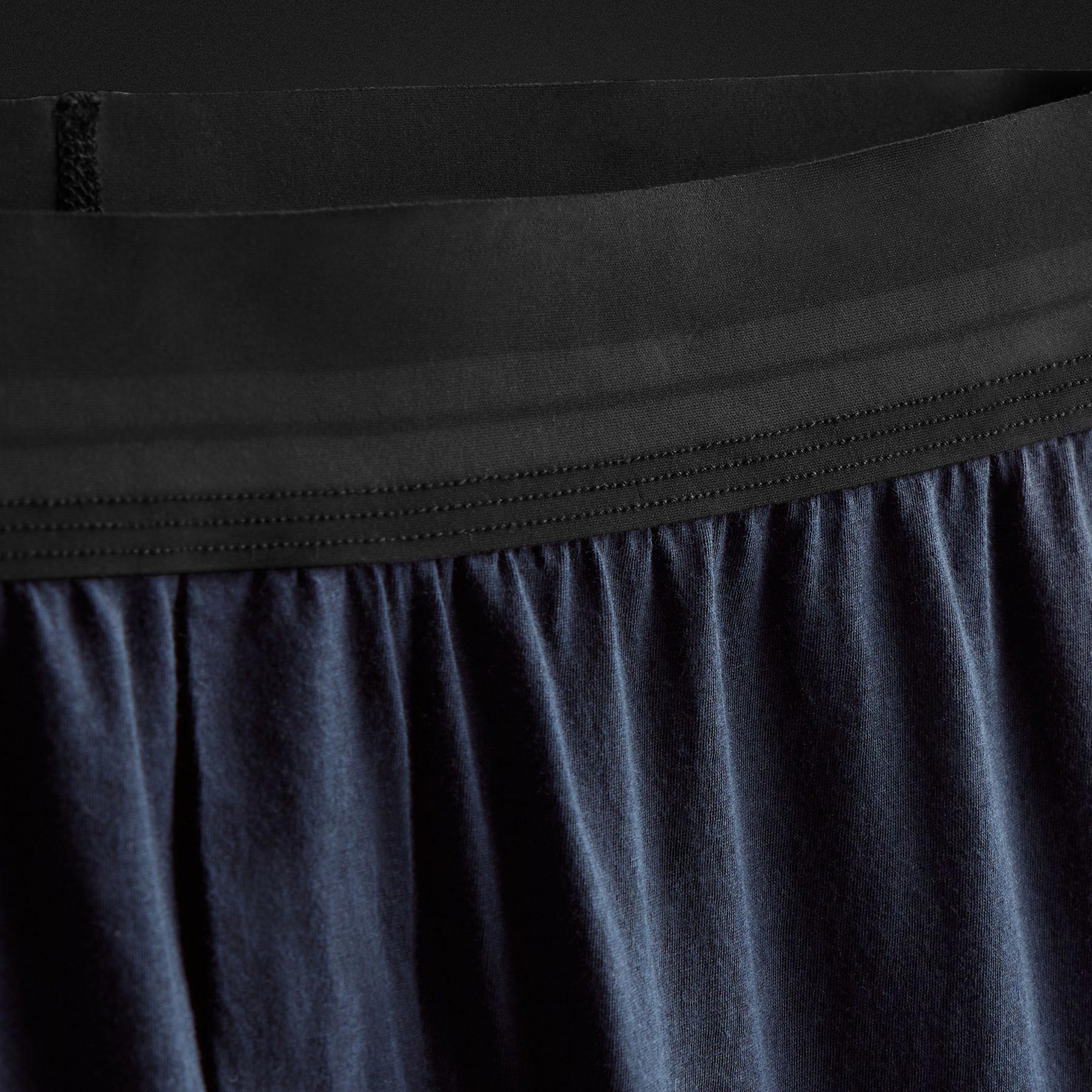 Luxe Lotus Relaxed Fit Boxer Shorts - Soft Cotton Underwear for Men | French Navy | Comfortable Lounge & Sleepwear