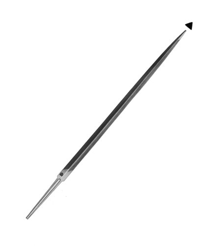 Grobet USA Extra Slim 4 Inch American Pattern Taper Saw Files - Box of 12 (3/16