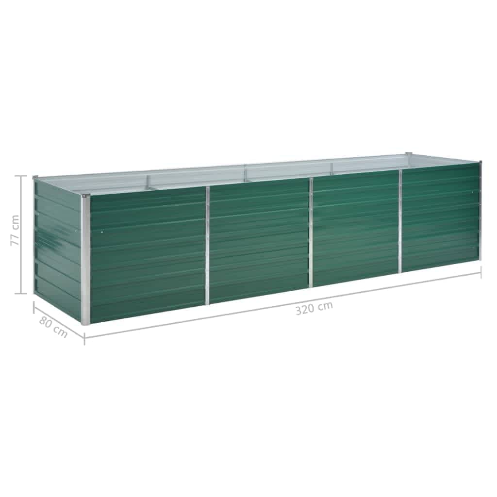 Galvanized Steel Raised Garden Bed Kit - 126