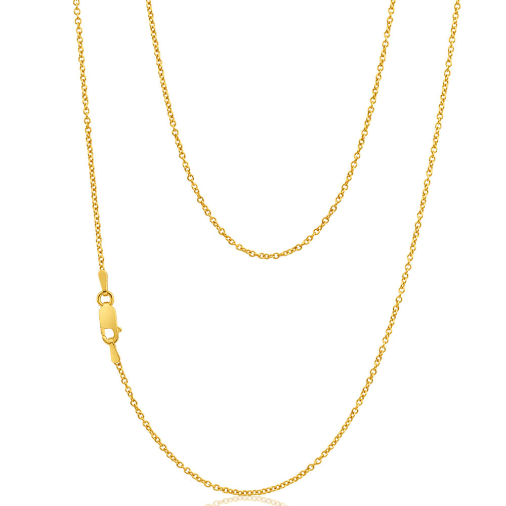 9ct Superb Yellow Gold Silver Filled Belcher Chain - Elegant Jewelry for Women, Perfect for Necklaces, Bracelets & Gift Giving