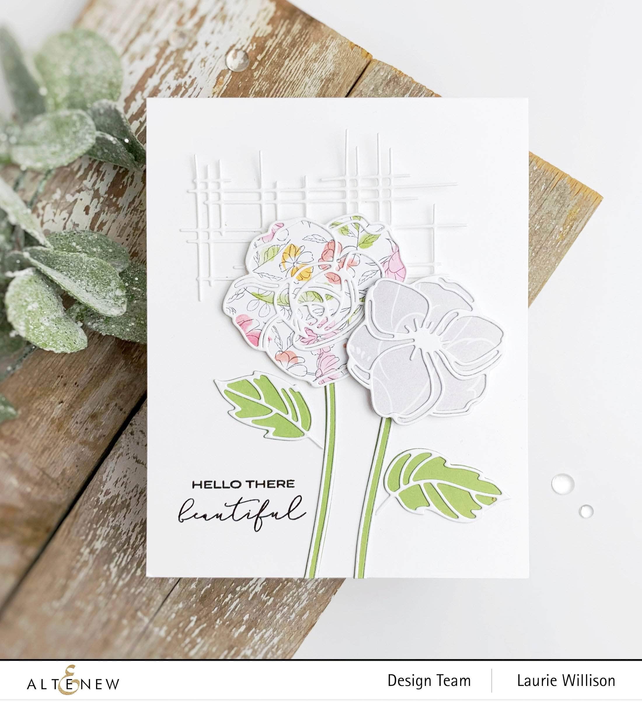Floral Doodles Die Set for Card Making - DIY Scrapbooking, Paper Crafting & Wedding Invitations