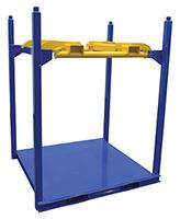 Heavy Duty Bulk Bag Lifter & Storage Rack - Durable Pallet Rack System for Warehouse, Factory & Industrial Use - Perfect for Lifting and Organizing FIBC Bags in Commercial Settings
