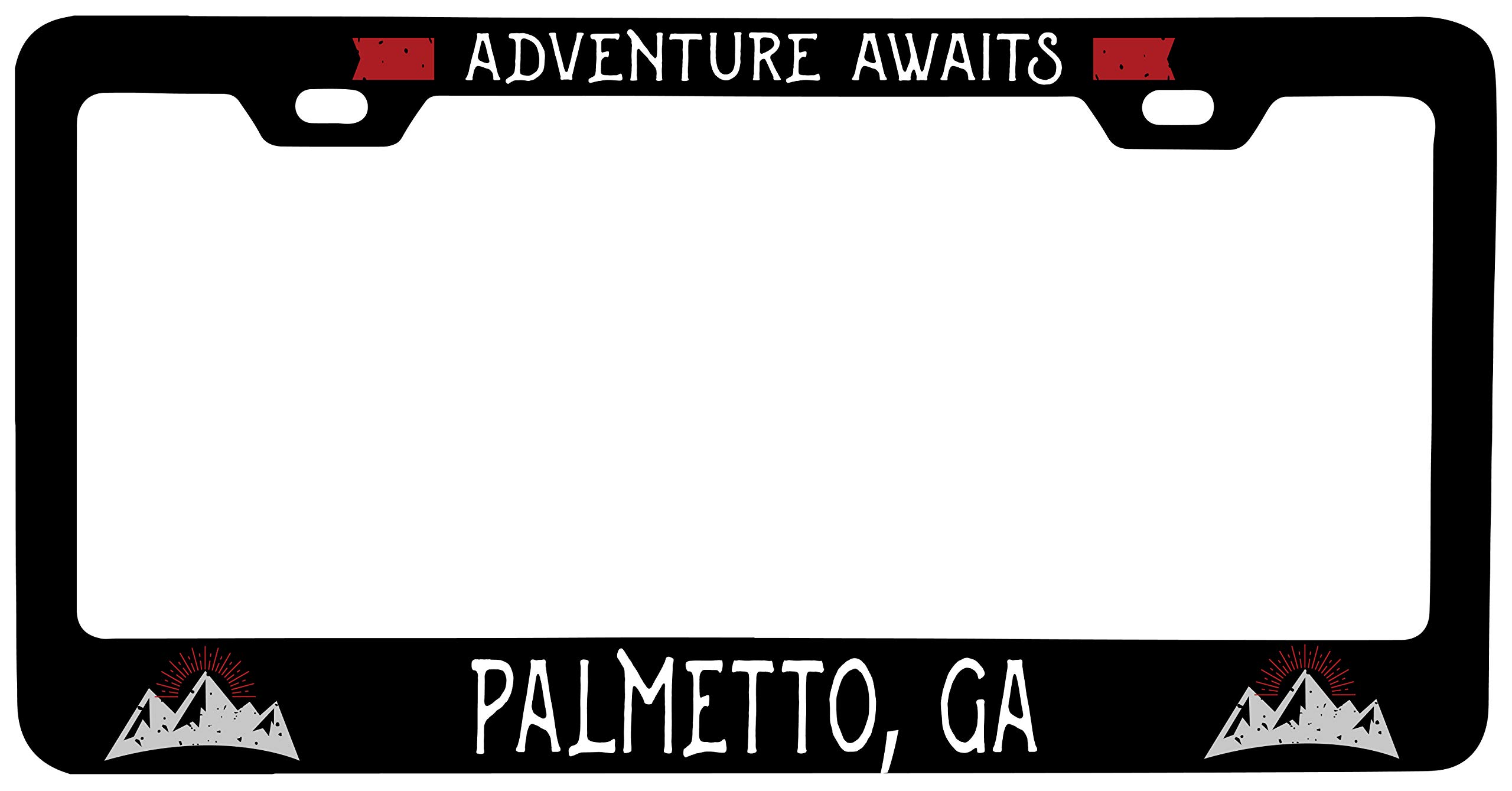 Palmetto Georgia Vanity Metal License Plate Frame - Custom Car Accessory for Personalized Style | Perfect for Cars, Trucks & Motorcycles
