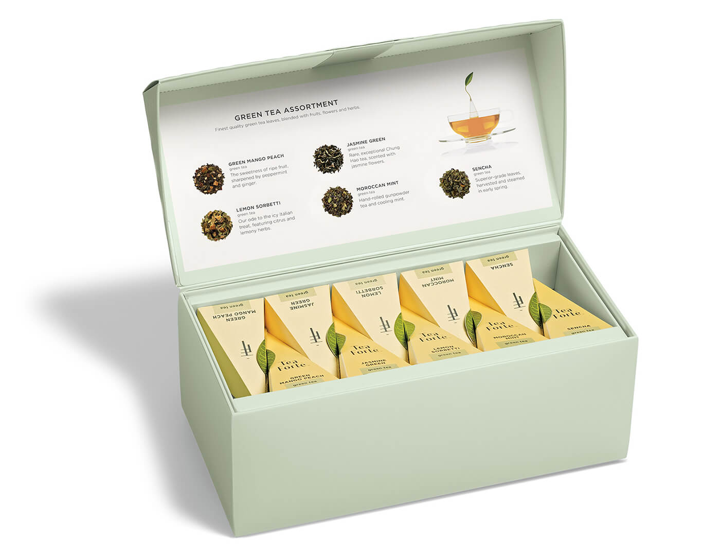 Premium Green Tea Gift Set - Organic Loose Leaf Tea Assortment in Elegant Presentation Box - Perfect for Gifting, Relaxation & Tea Ceremonies