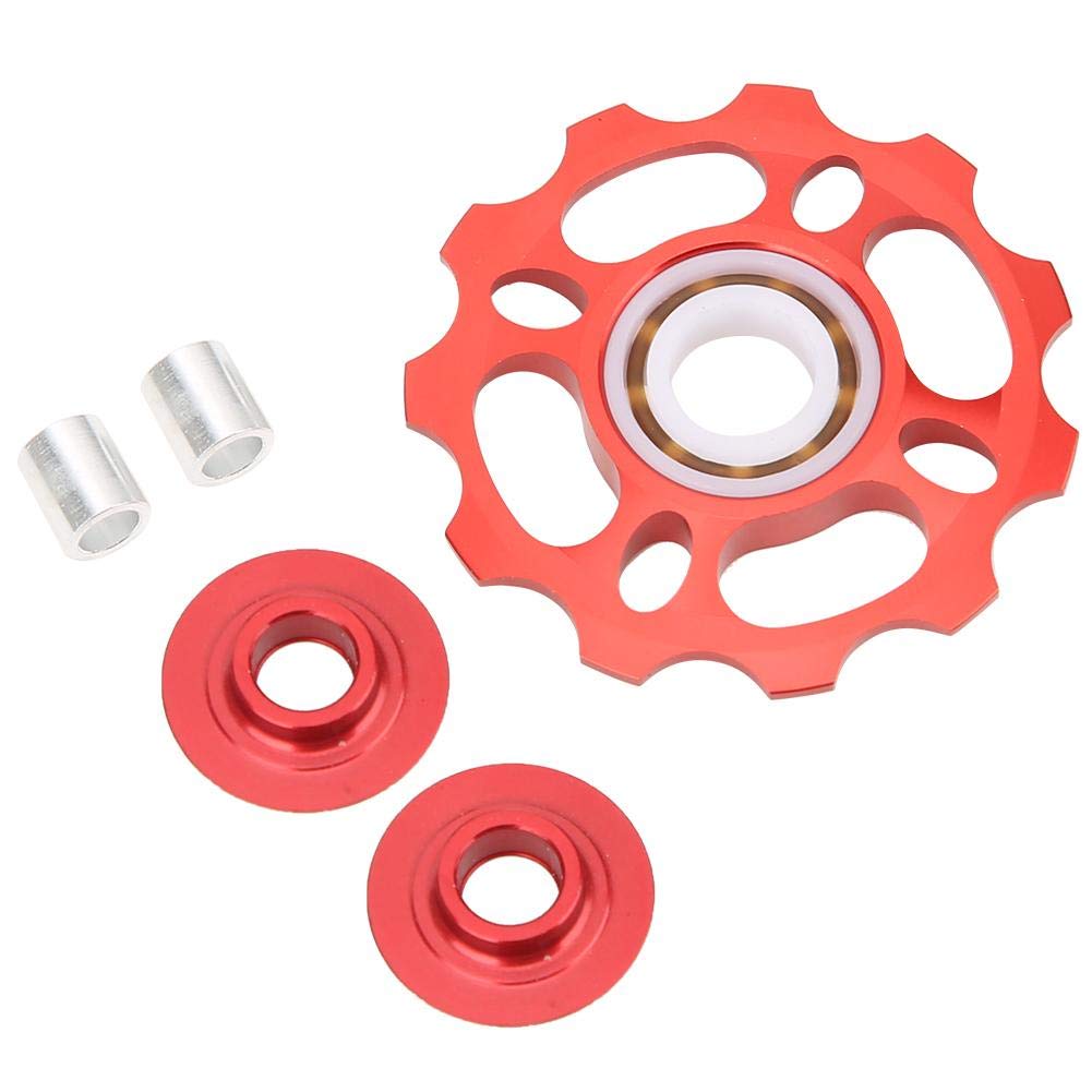 Premium Aluminum Alloy Bike Bearing Guide Wheel - High Performance Rear Derailleur Pulley for Mountain Bikes | Smooth Shifting & Durable Cycling Component for Trail Riding & Commuting
