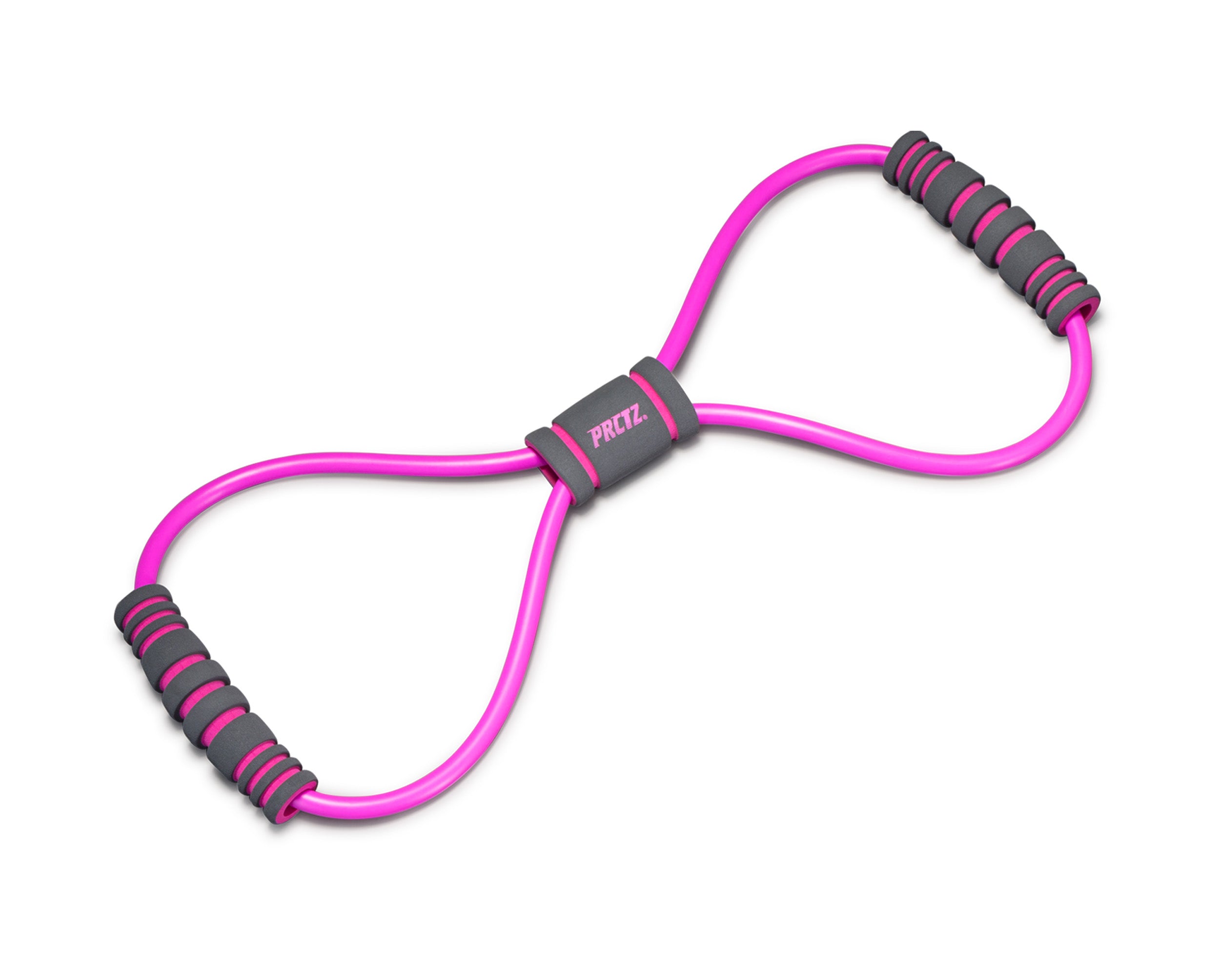 PRCTZ Essential Toner Resistance Figure 8 Exercise Band - Premium Fitness Bands for Strength Training, Physical Therapy & Home Workouts - Perfect for Yoga, Pilates, Stretching & Rehabilitation