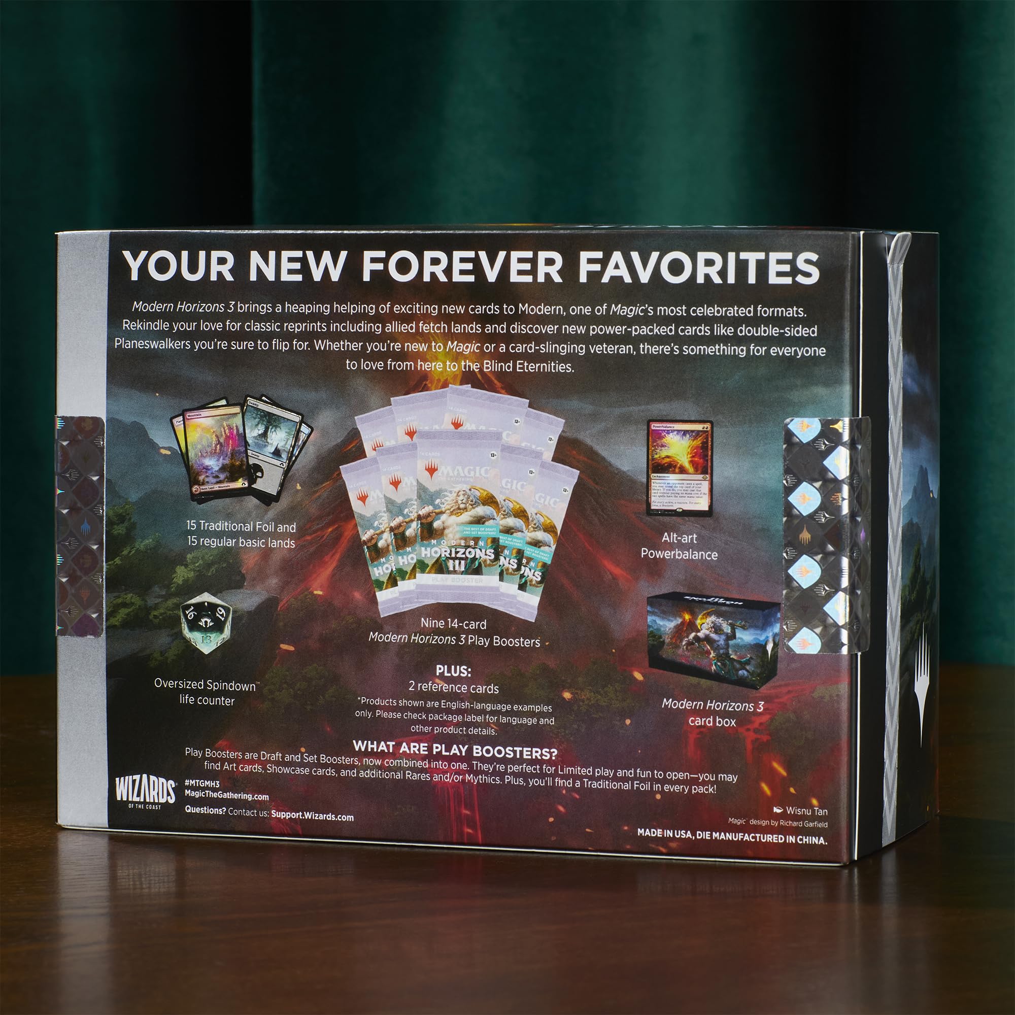 Magic: The Gathering Modern Horizons 3 Bundle - 9 Play Boosters, 30 Land Cards + Exclusive Accessories | Premium MTG Card Collection for Modern Format | Perfect for Tournaments, Casual Play & Collector's Display