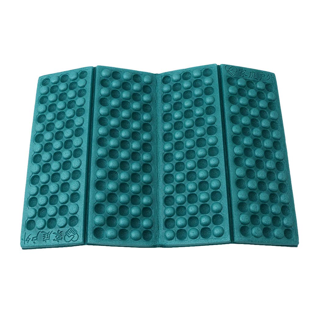 Foldable Outdoor Camping Mat - Waterproof Portable Foam Cushion for Picnic, Hiking & Beach | Lightweight Seat Pad for Camping Chairs, Yoga & Travel (Dark Green)