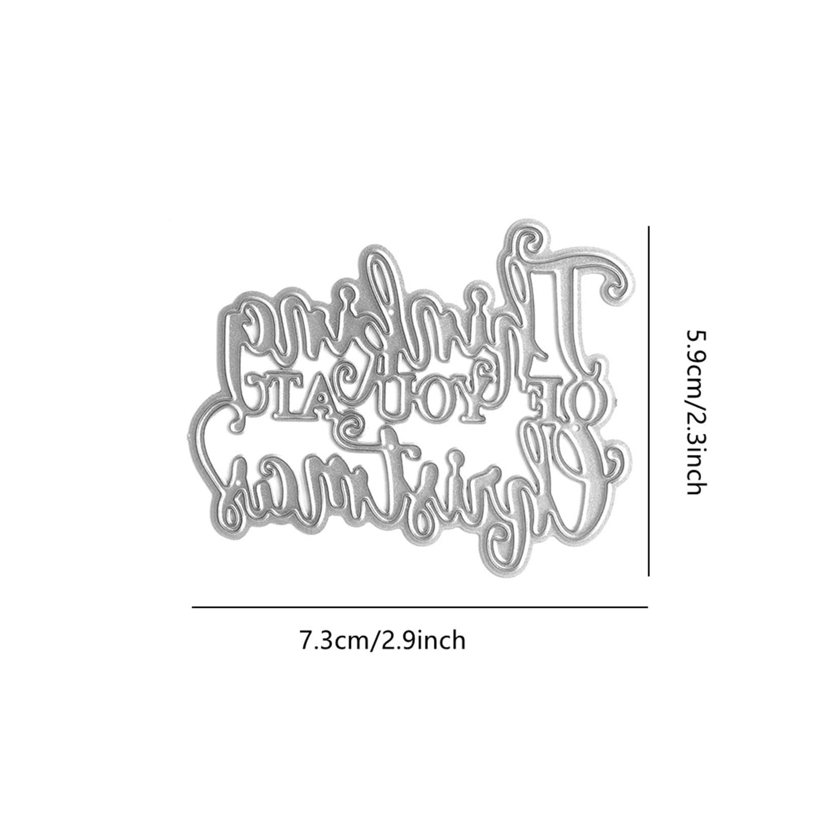 Christmas Metal Cutting Dies for DIY Scrapbooking & Card-Making - Perfect for Holiday Greetings & Home Decor