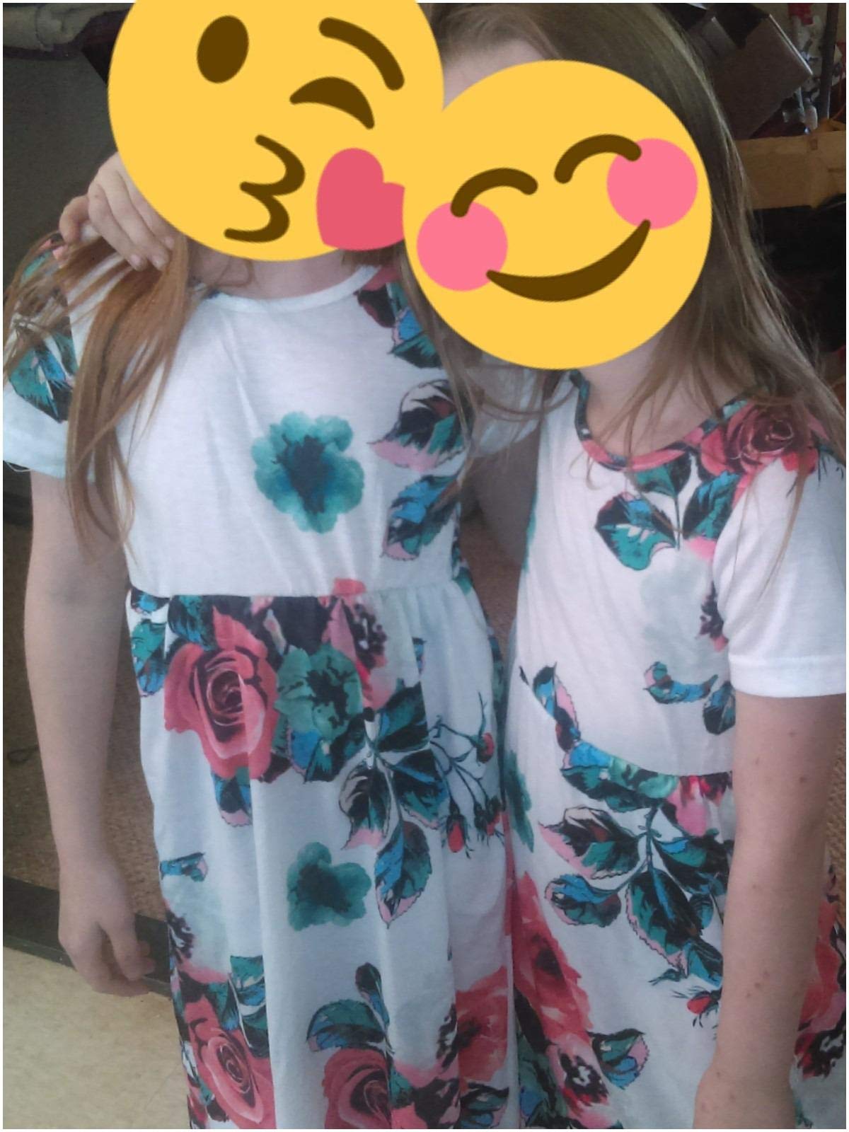 Mommy and Me Maxi Dresses - Bohemian Floral Printed Matching Outfits for Mother and Daughter | Perfect for Family Photos, Vacations & Special Occasions