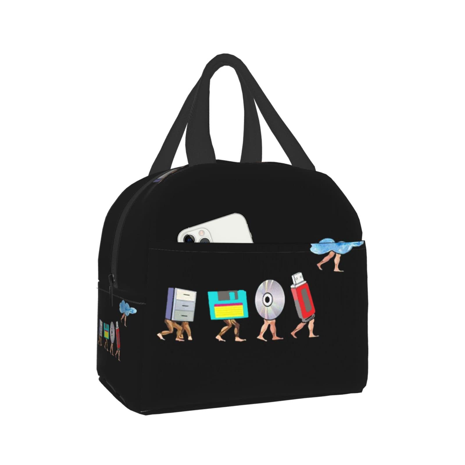 SHAMZBEST Insulated Lunch Bag for Programmers - Office, School & Picnic
