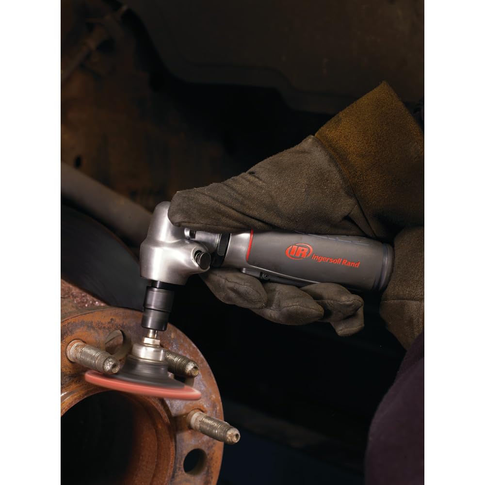 Ingersoll Rand 5102MAX Right Angle Air Die Grinder – 0.4 HP, 20,000 RPM, Ergonomic Grip, Lightweight Design with Spindle Lock (Grey) – Perfect for Metalworking, Automotive Repair & DIY Projects