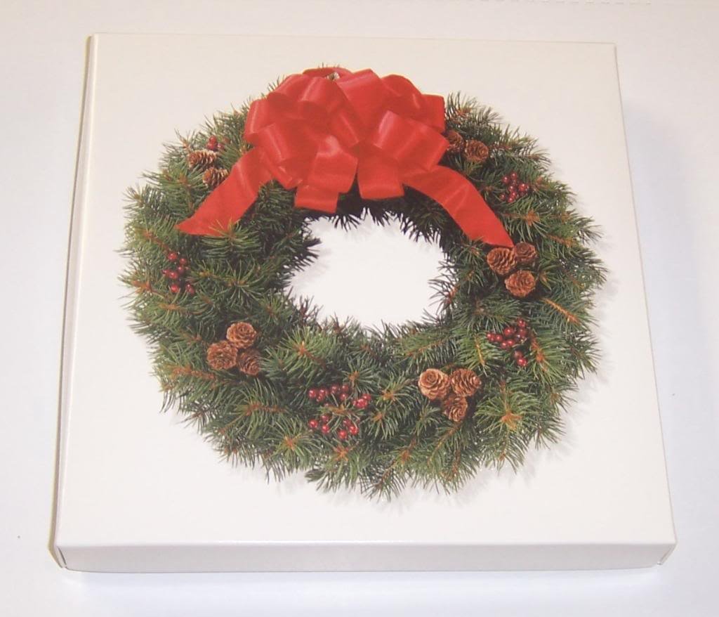Scott's Cakes Premium Milk & Dark Hazelnut Chocolate Truffles - 8 oz Wreath Gift Box - Perfect for Holidays, Parties & Corporate Gifts