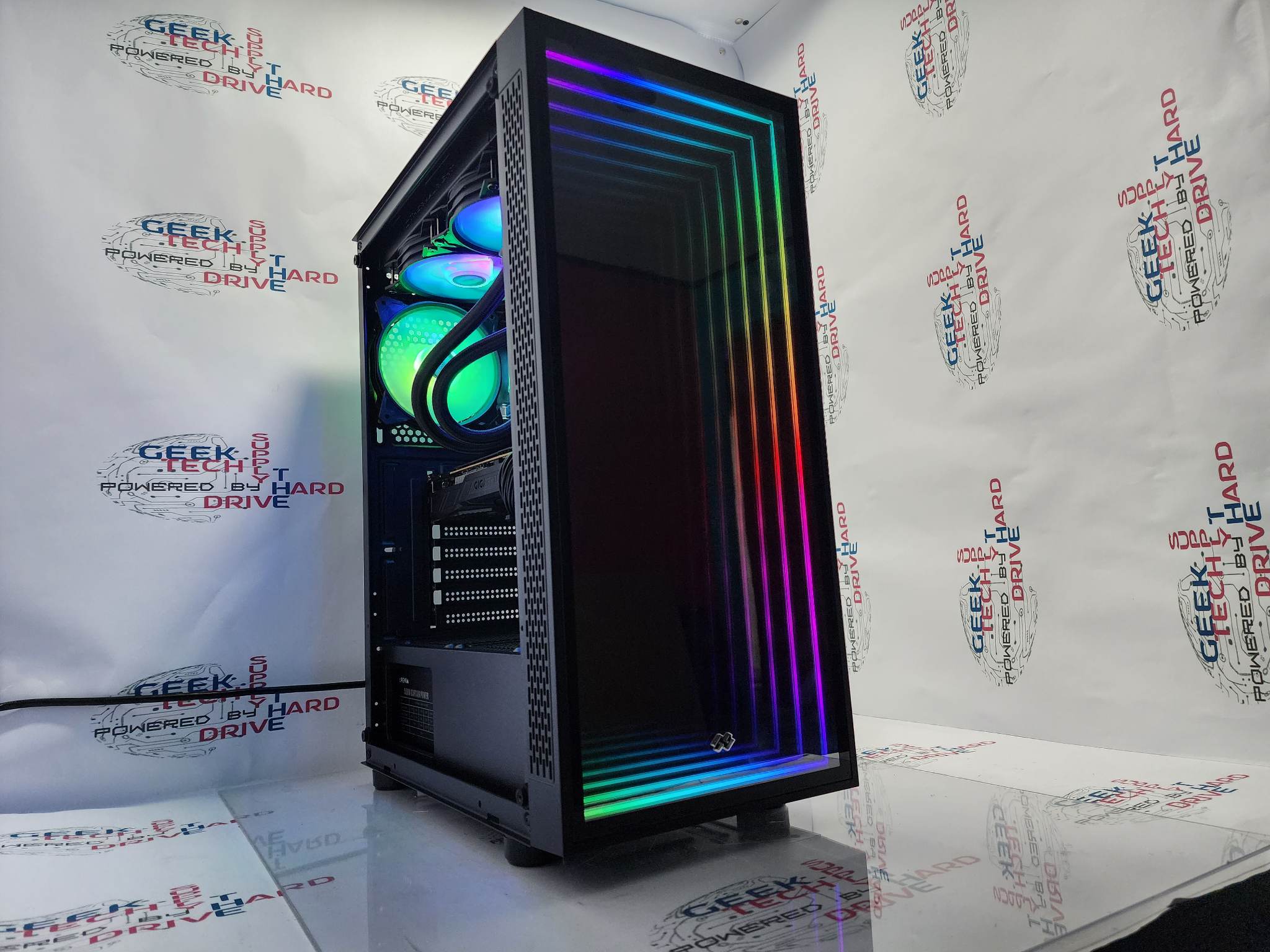 Pinnacle High-Performance Gaming Desktop PC - Intel Core i9, 1TB SSD, NVIDIA RTX 3060 Ti, RGB Lighting, WiFi 6, Liquid Cooling - Perfect for Esports, Streaming & VR Gaming