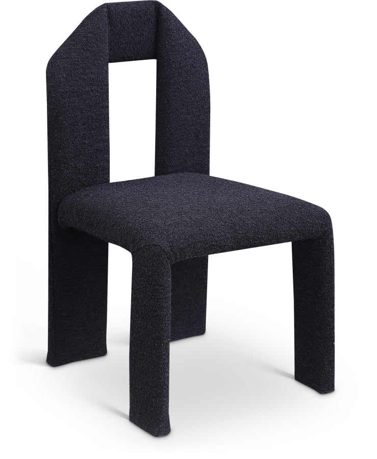 Bennett Boucle Fabric Dining Chair - Modern Upholstered Accent Chair for Dining Room, Kitchen, or Office - Comfortable & Stylish Seating for Home Decor