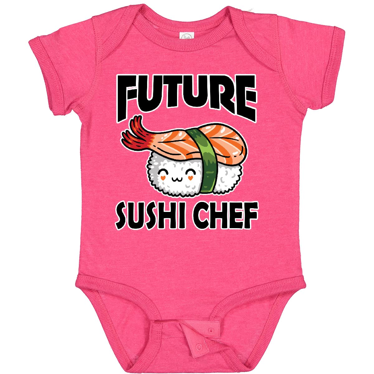 Inktastic Future Sushi Chef Baby Bodysuit - Cute Infant Onesie for Boys & Girls - Perfect for Cooking Enthusiasts, Japanese Food Lovers & Playtime Outfits