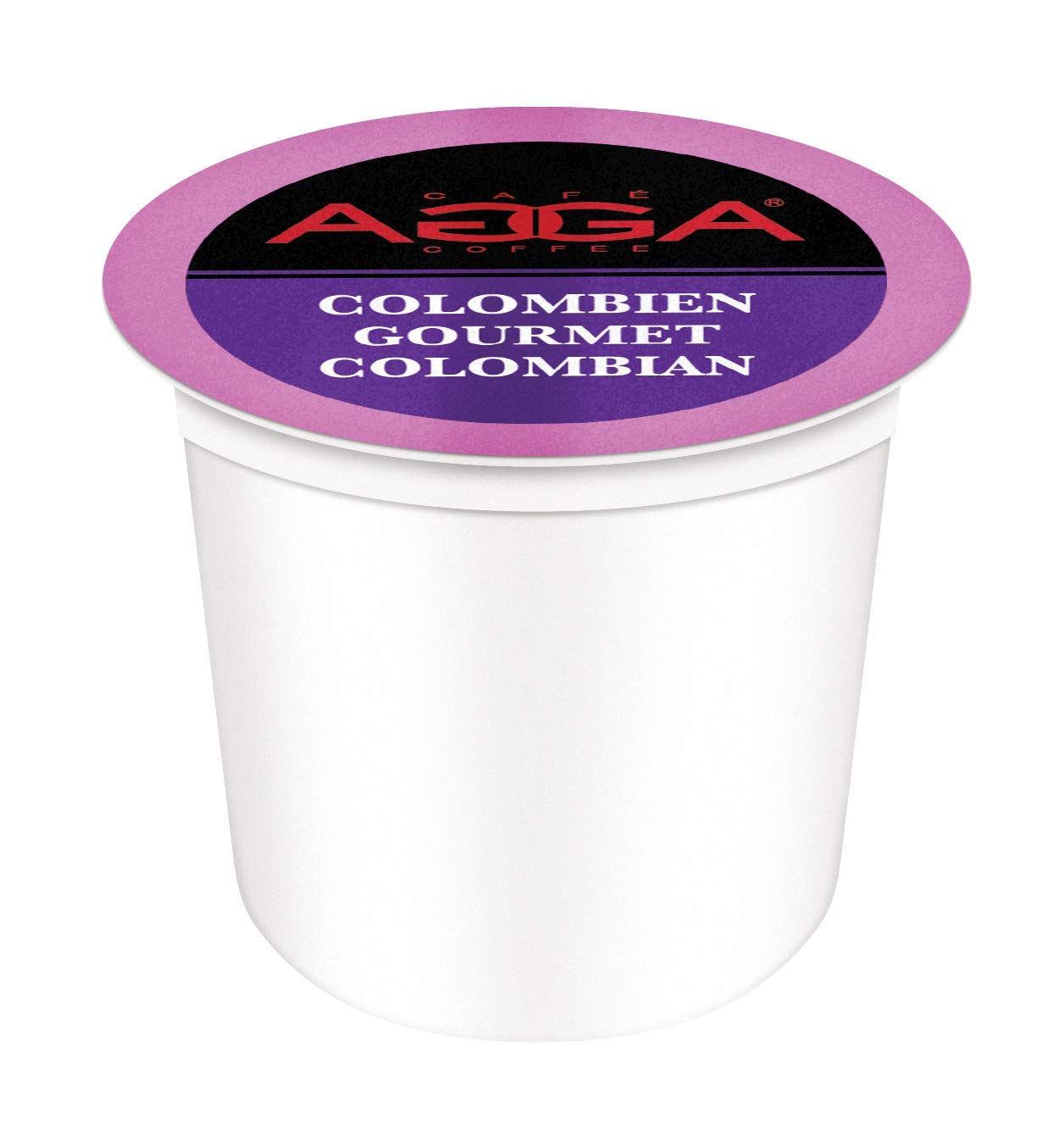 **Agga Coffee - 96 Recyclable & BPA-Free Keurig K-Cup Pods - 100% Arabica, Kosher Certified - Compatible with Single-Serve Brewers - Colombian Gourmet Flavor - Perfect for Home, Office & Gifting**