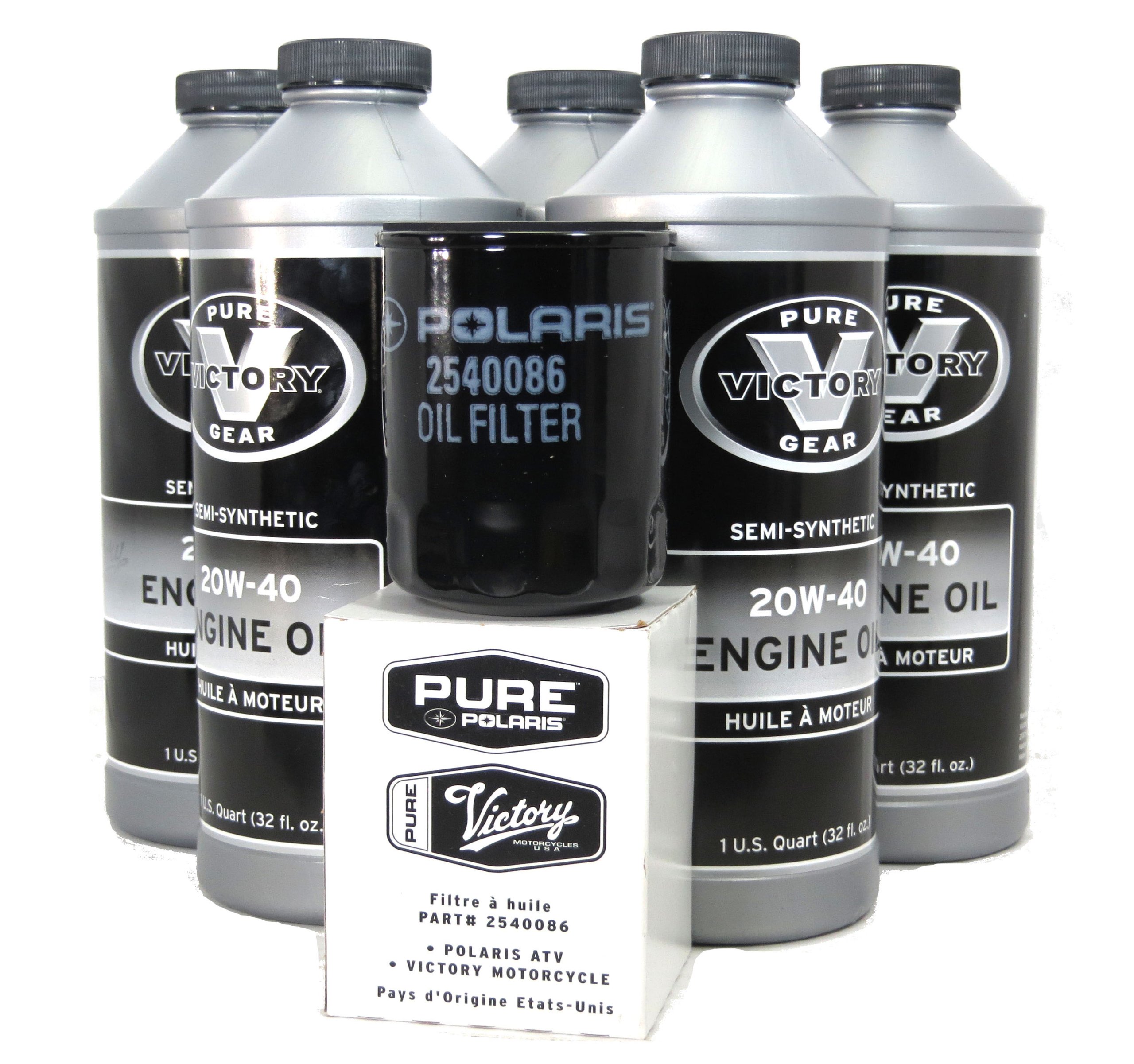 2008-2012 Victory Vision 8-Ball Motorcycle Oil Change Kit - Complete Engine Oil & Filter Replacement Set for Smooth Riding & Maintenance