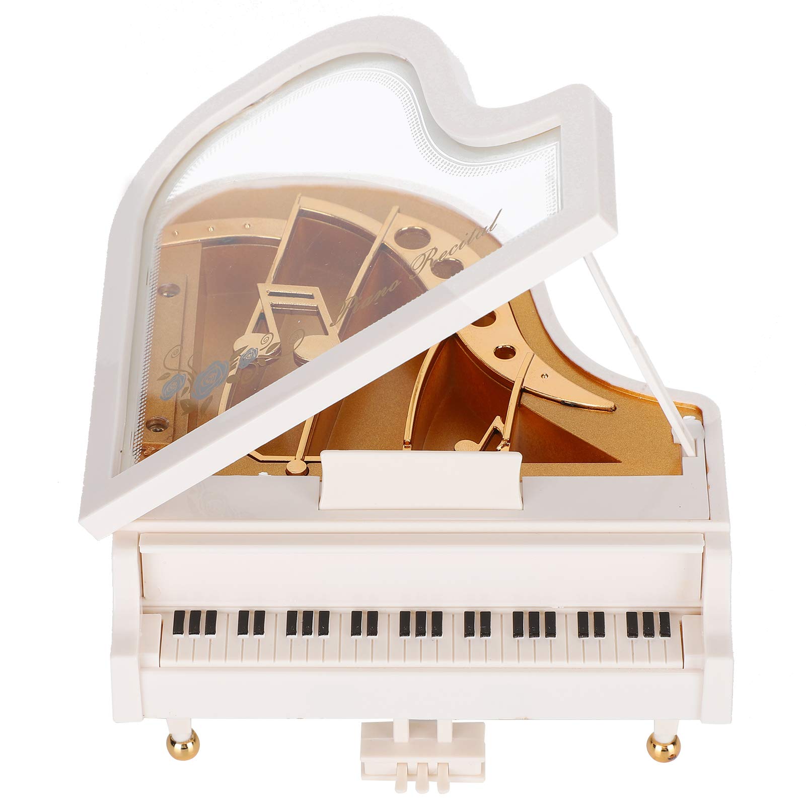 URRNDD Portable Piano Music Box for Girls - Lightweight Desktop Musical Gift for Lovers, Weddings, Anniversaries, Friends & Kids | Perfect for Bedroom Decor, Romantic Surprises & Children's Playtime