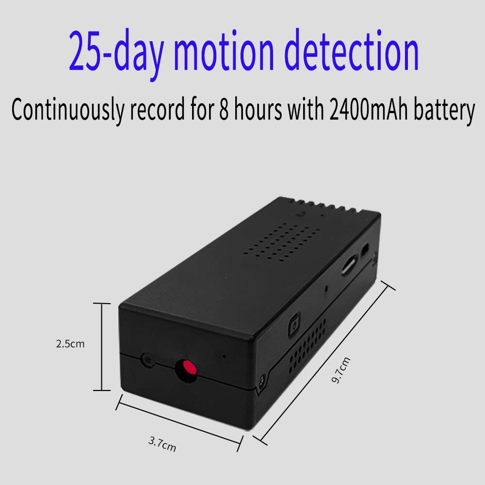 Zetta Z86 Mini WiFi Hidden Spy Camera - Wireless Small Nanny Cam with 1080P HD, Motion Detection - Perfect for Home Security, Baby Monitoring & Indoor Surveillance