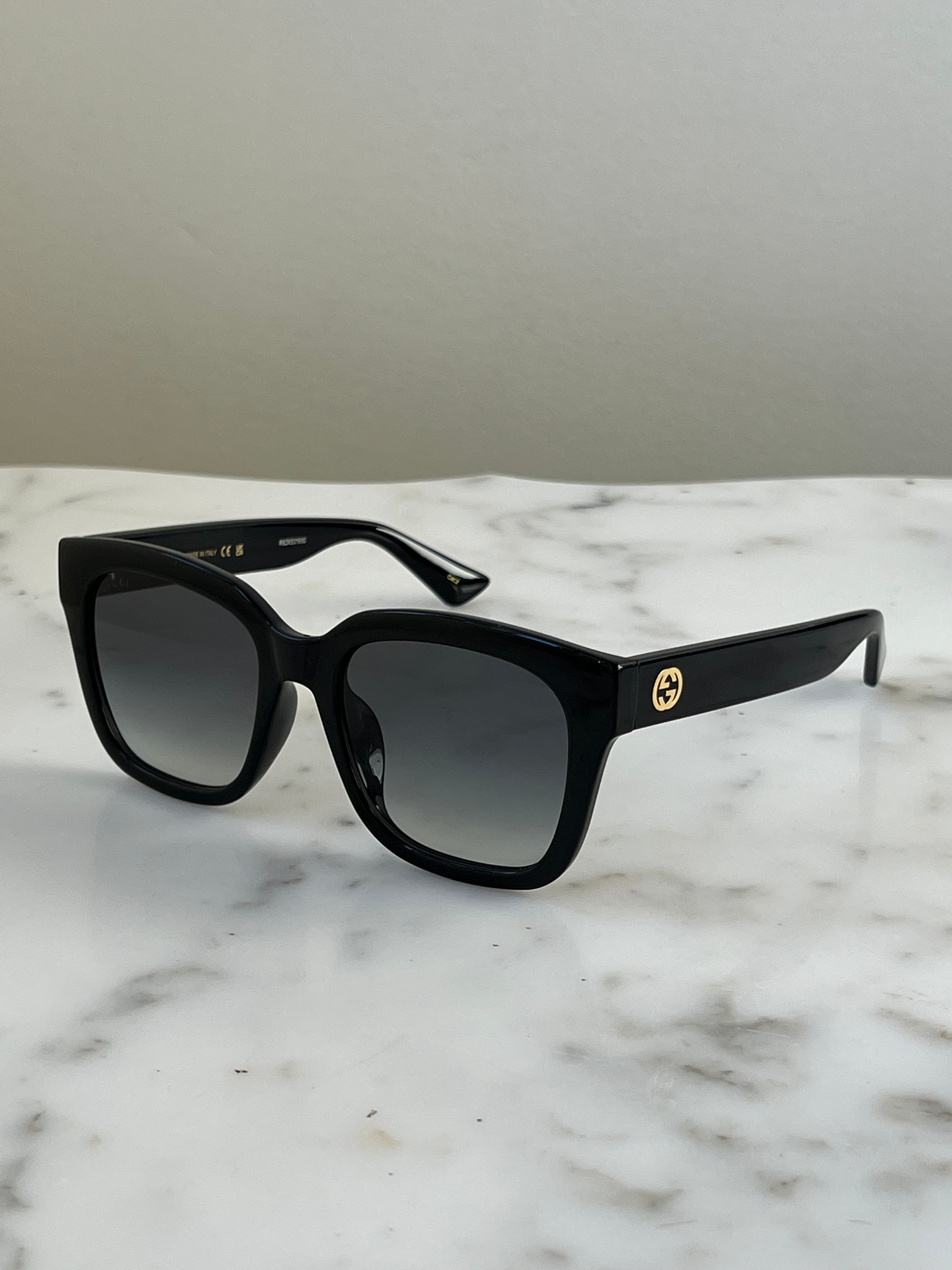 Gucci GG1338SK Black Gradient Sunglasses for Women & Men - Luxury UV Protection Shades for Outdoor, Travel & Fashion