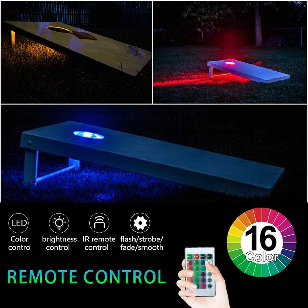 Retro Rainbow Cornhole Game Set with 2 Boards & 8 Bean Bags - Outdoor Lawn Games for Backyard, Tailgating, and Beach Parties - Perfect for BBQs, Picnics, and Family Gatherings