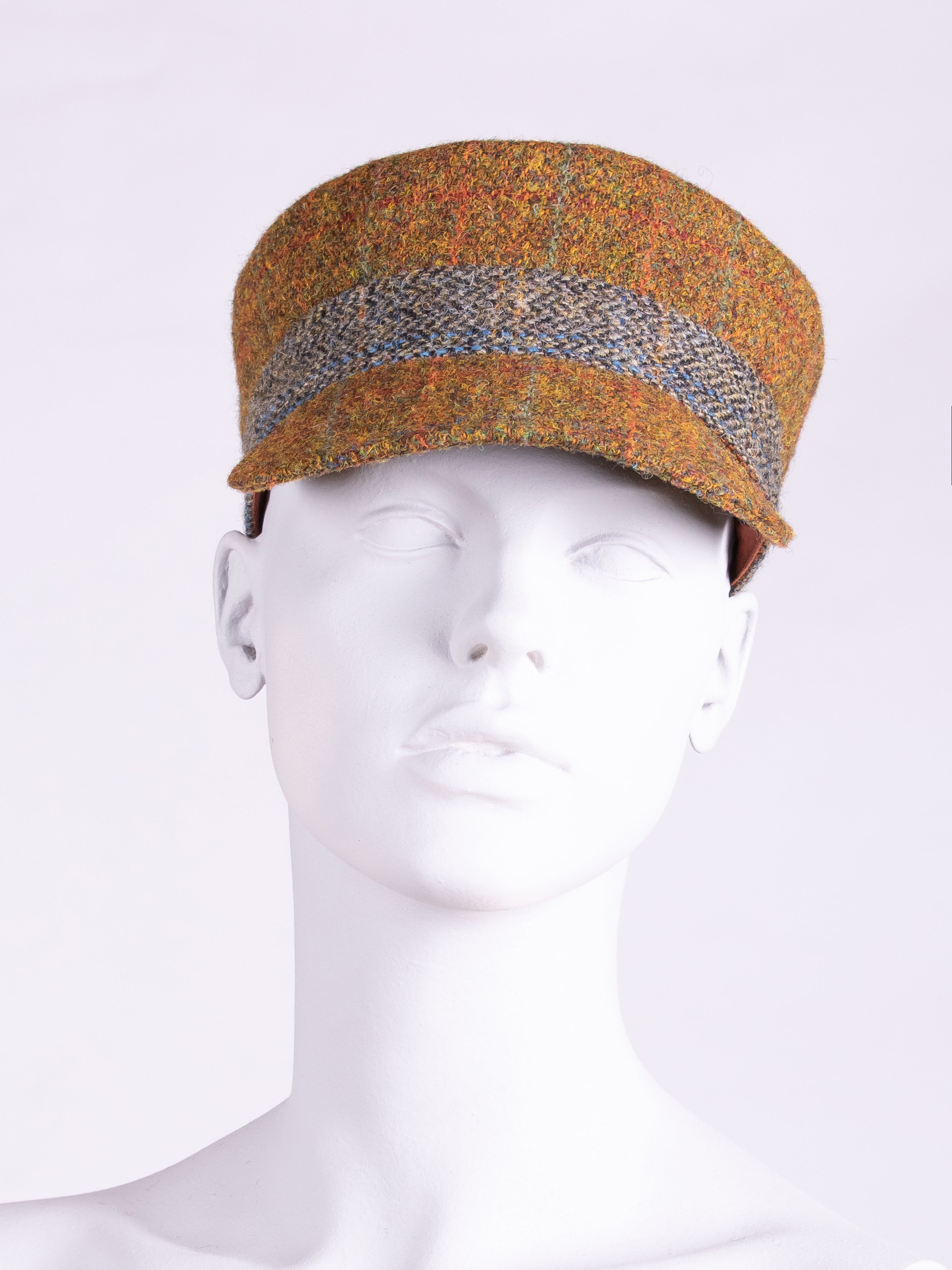 Town and Country Cap in Rust & Sage Colors - Stylish Outdoor Hat for Hiking, Camping, and Everyday Wear