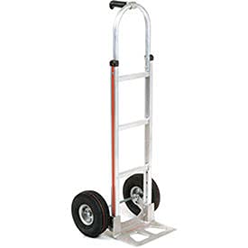 Magliner Aluminum Hand Truck with Pin Handle & Pneumatic Wheels - Heavy Duty Utility Cart for Warehouse, Retail & Home Moving