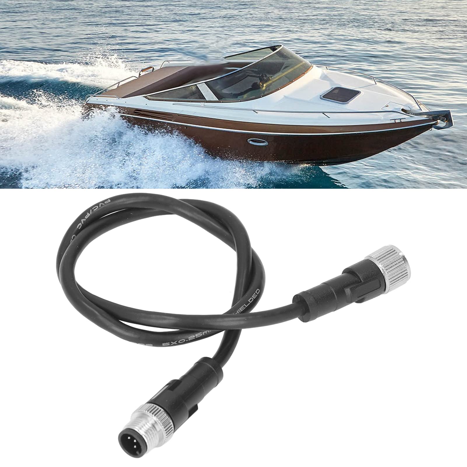 NMEA 2000 Marine Cable for Lowrance Simrad - Boat Backbone Drop Cable (0.5m) - Perfect for Yacht Navigation Systems