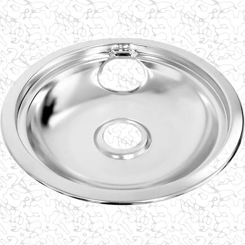 WB32X106 Replacement Stove Range Oven Drip Bowl Pan - Compatible with Major Brands - Perfect for Kitchen Stove Spill Protection & Easy Cleaning