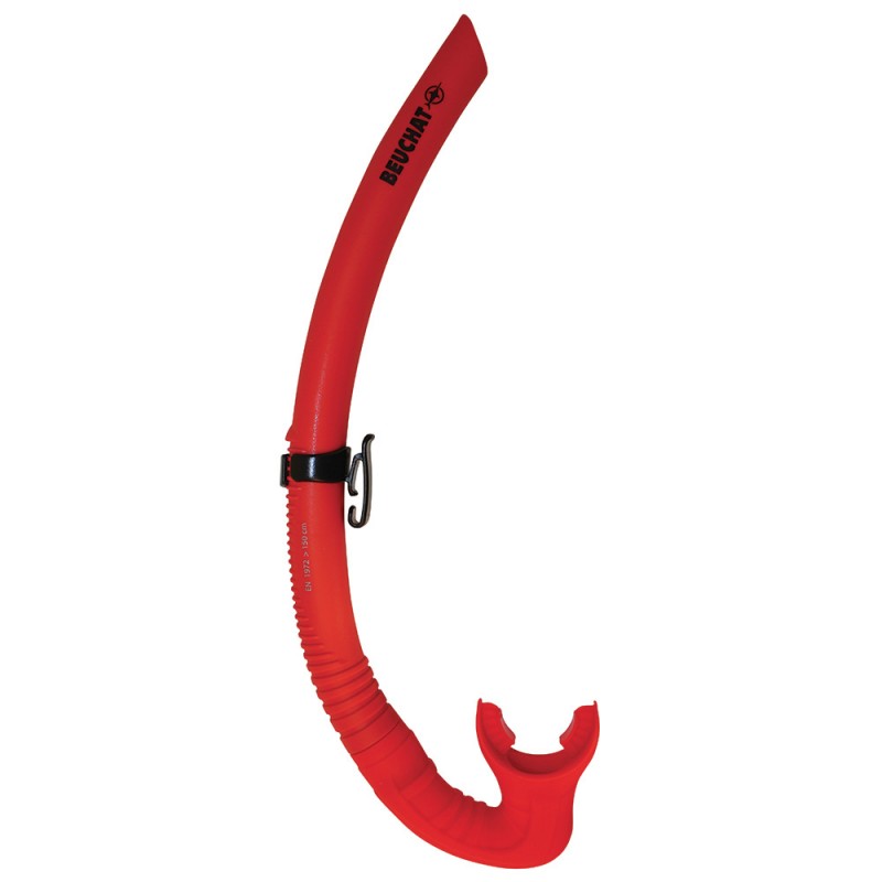 Beuchat Spy Red Snorkeling Mask - Comfortable & Anti-Fog Scuba Diving Gear for Adults - Perfect for Ocean Exploration, Pool Training & Water Sports