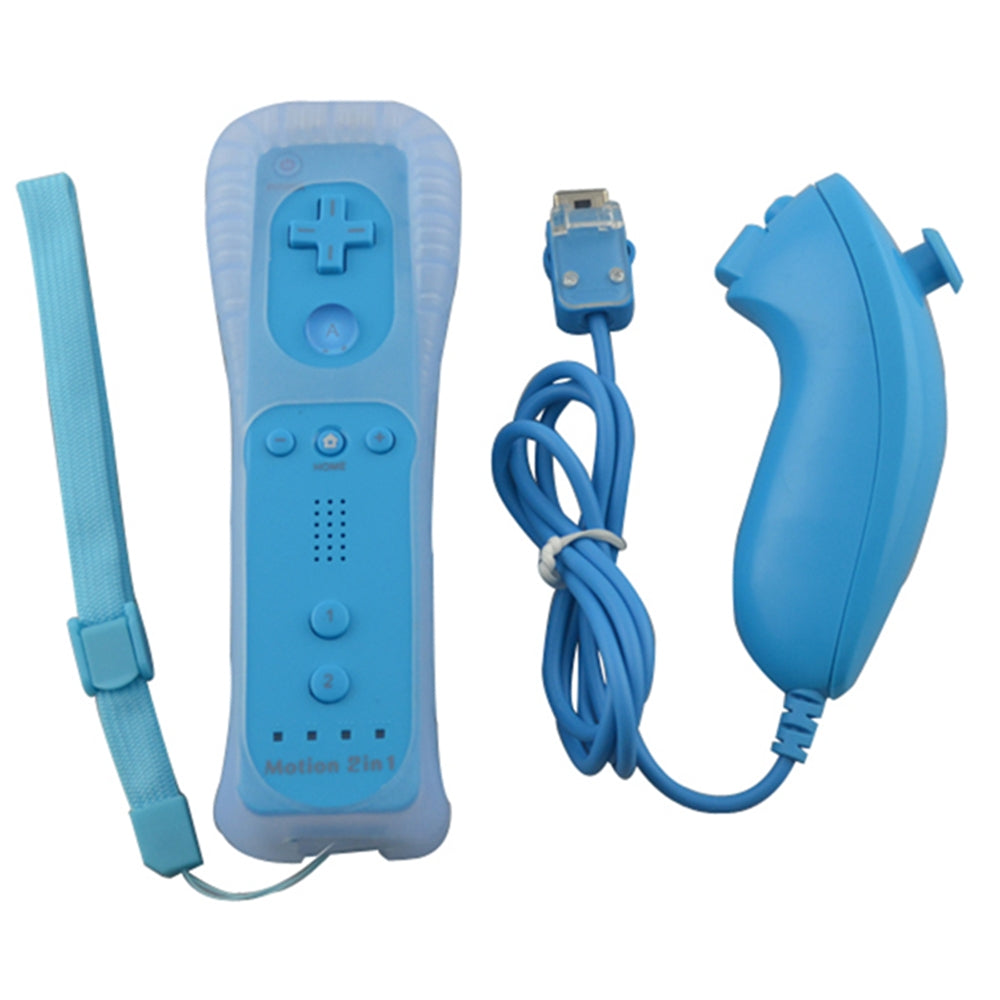 Original Wii Motion Plus Controller with Nunchuk - Compatible with Wii & Wii U - Perfect for Gaming, Fitness & Family Fun