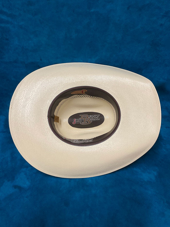 Justin JS6330WHSN4408 Straw Cowboy Hat - White Western Hat for Men & Women - Perfect for Rodeo, Country Music Festivals & Outdoor Adventures